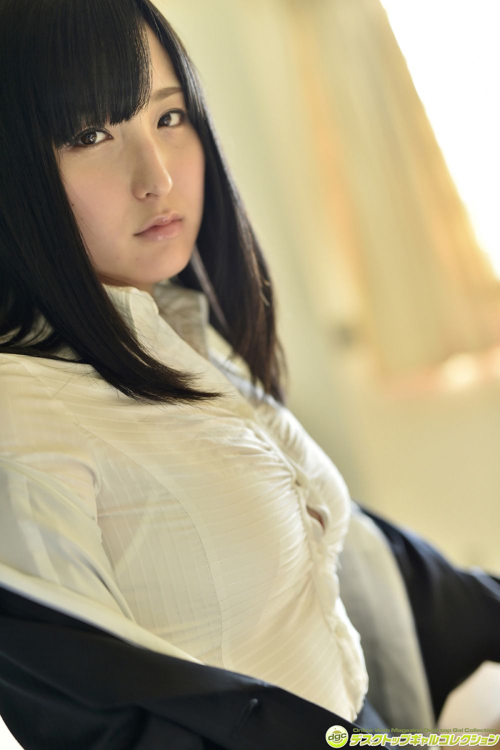 平野聪子《黒髪ロングに透き通る美肌の正統派美少女!》  NO.1214-图76