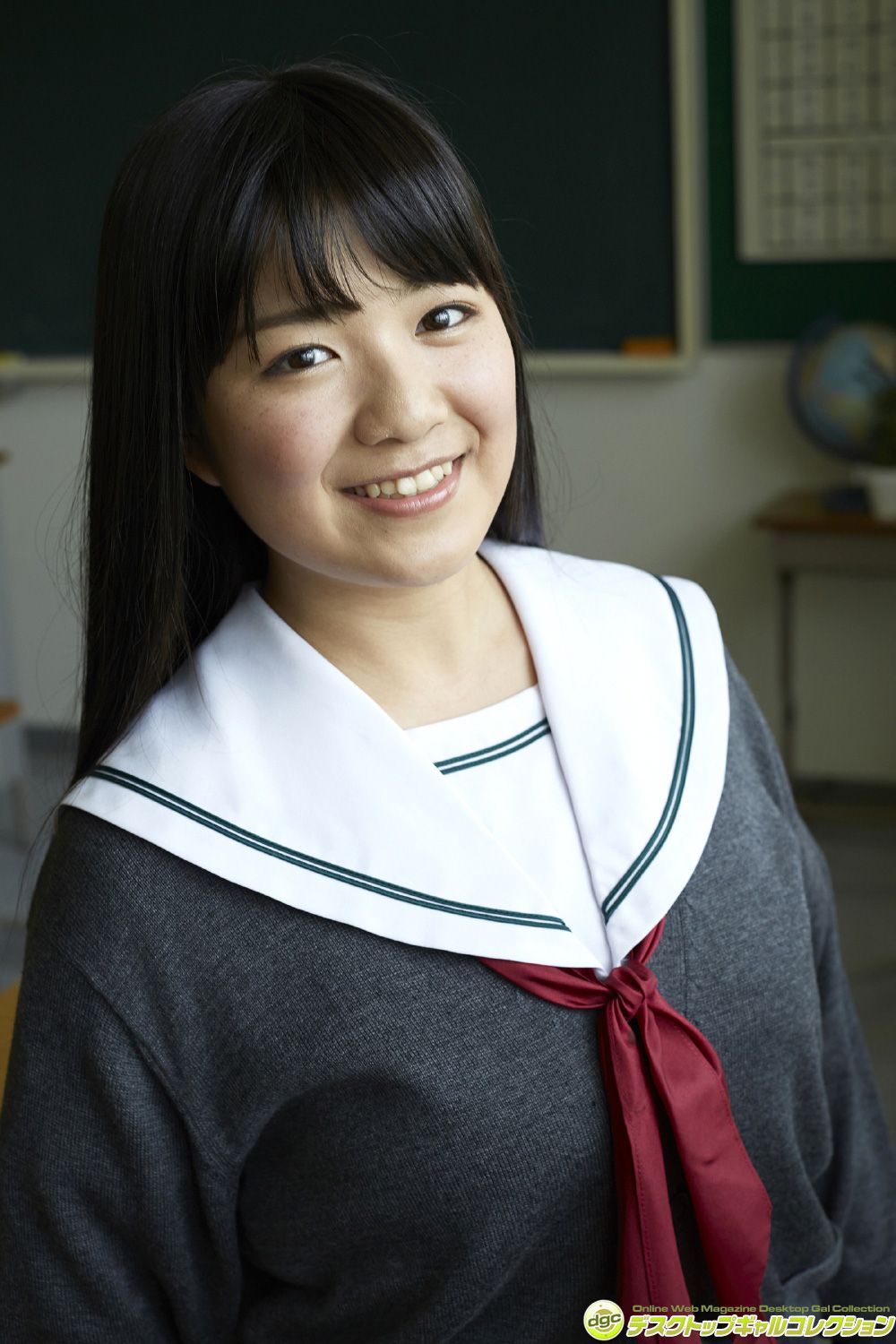 北見千賀《正統派ぽっちゃりアイドルの制服美女紀行!》  NO.1220-图0