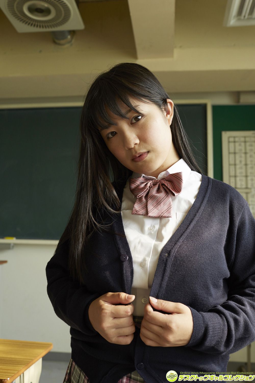 北見千賀《正統派ぽっちゃりアイドルの制服美女紀行!》  NO.1220-图31