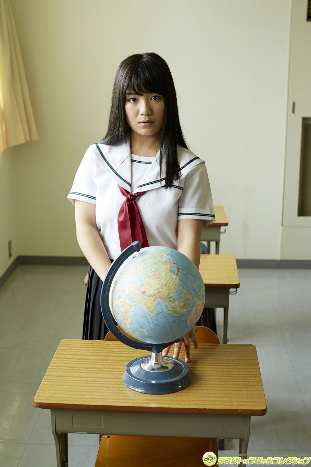 北見千賀《正統派ぽっちゃりアイドルの制服美女紀行!》  NO.1220-图3