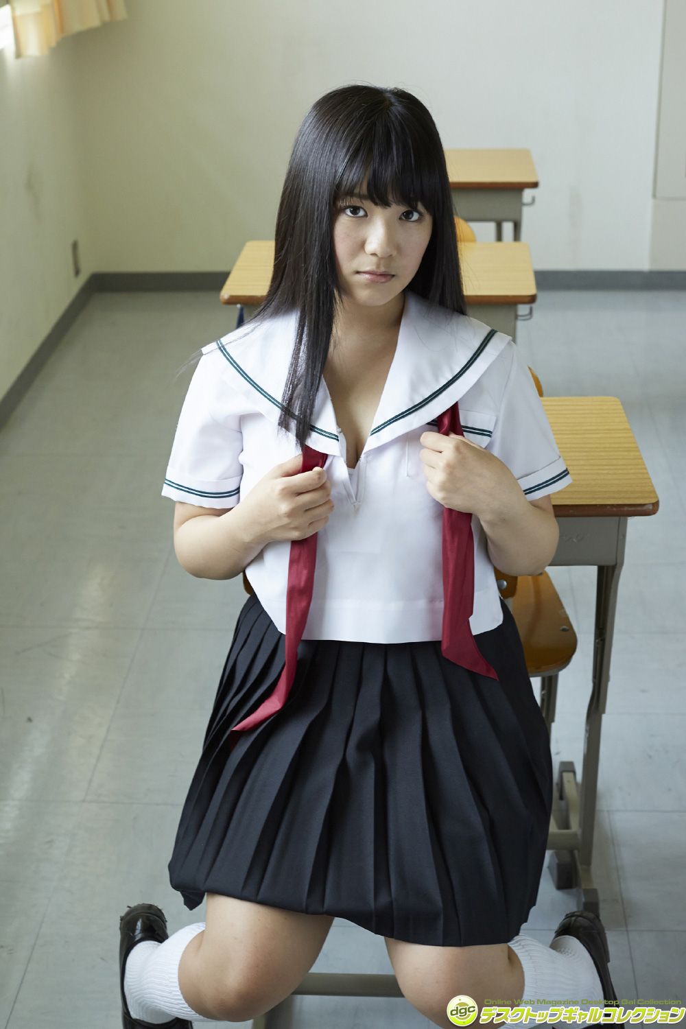 北見千賀《正統派ぽっちゃりアイドルの制服美女紀行!》  NO.1220-图6