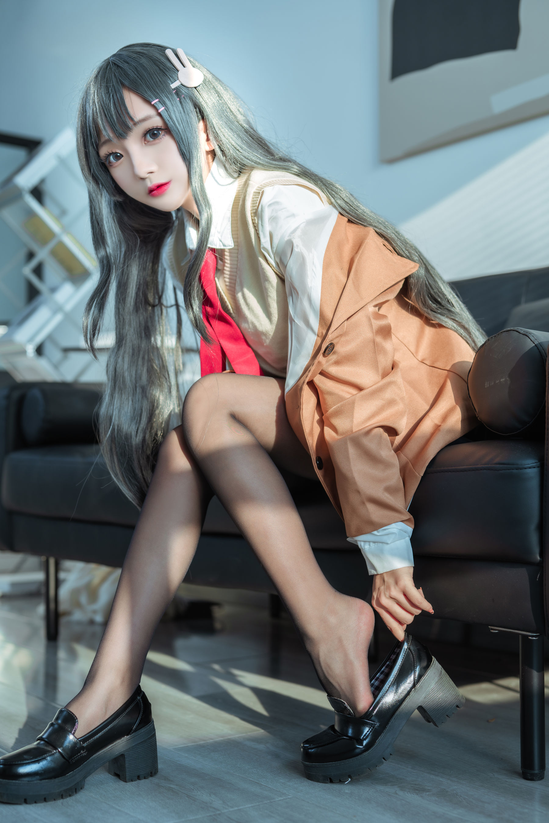 Cosplay日奈娇 - 麻衣校服-图11