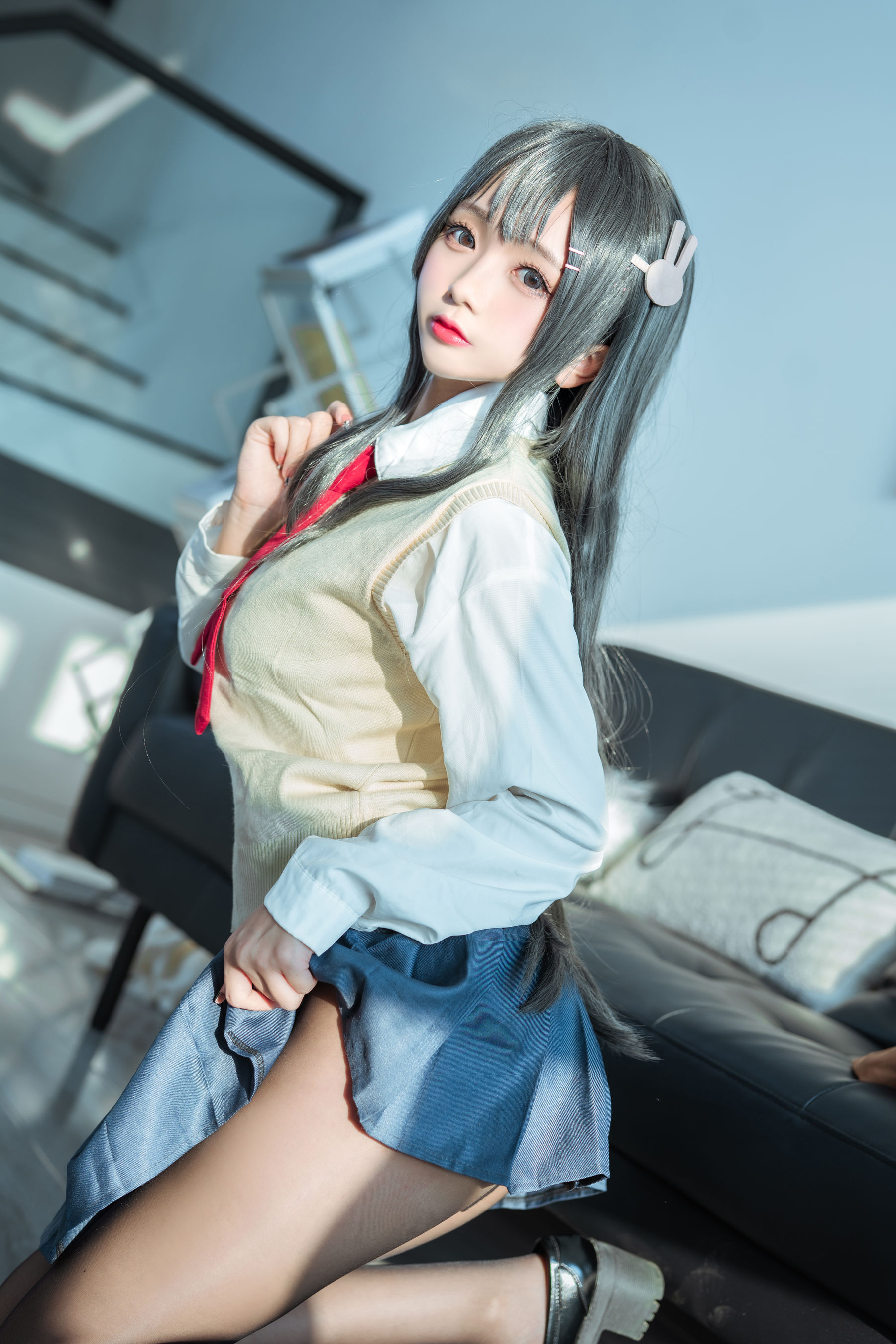 Cosplay日奈娇 - 麻衣校服-图12