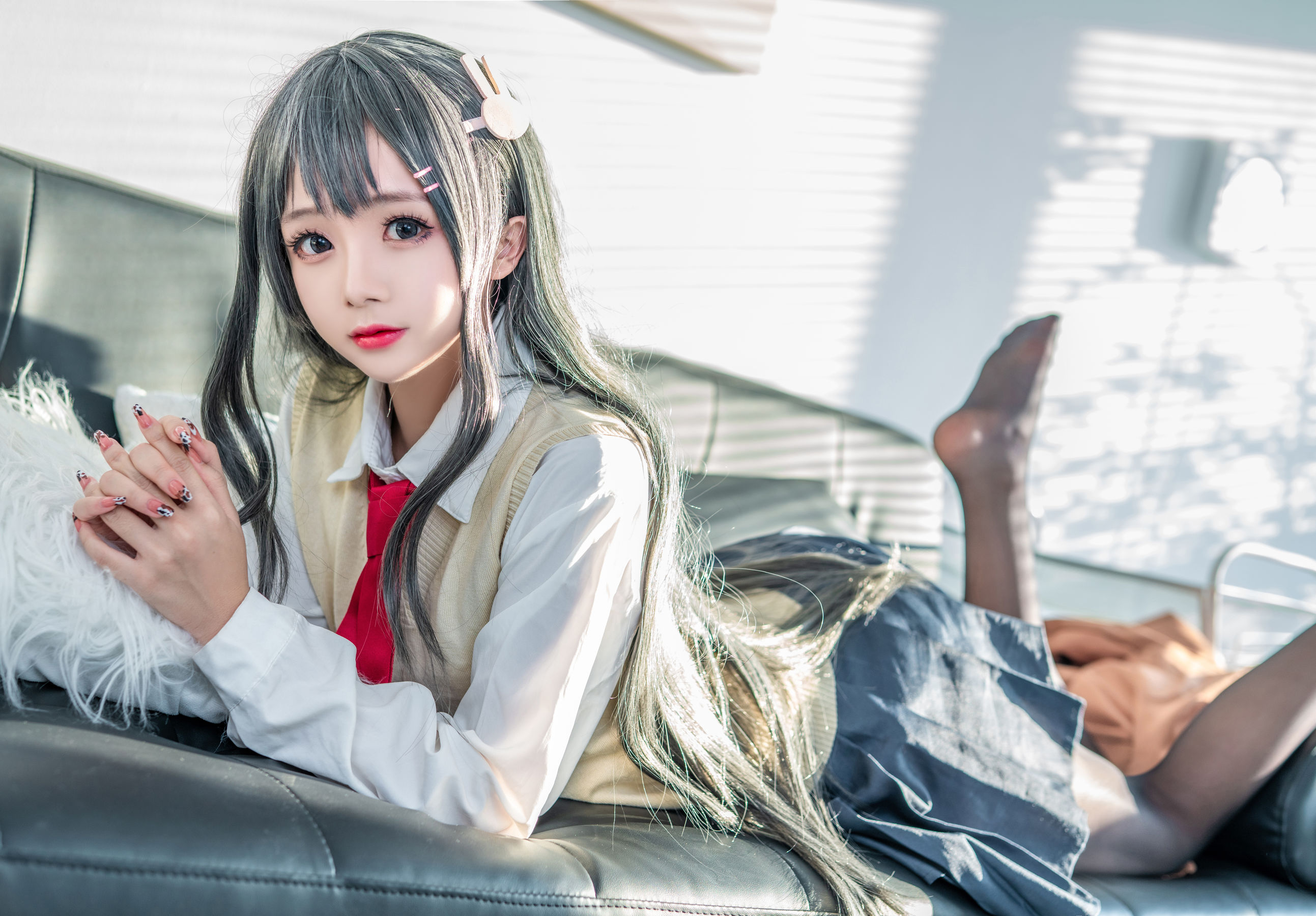 Cosplay日奈娇 - 麻衣校服-图17
