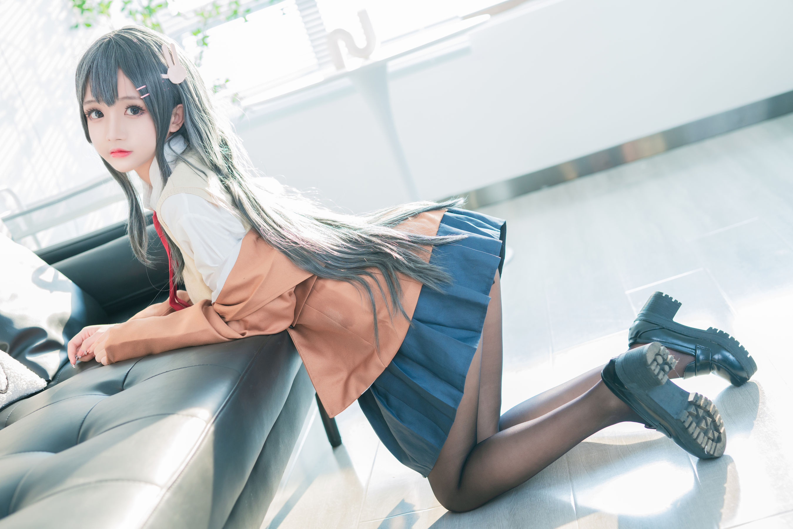 Cosplay日奈娇 - 麻衣校服-图1