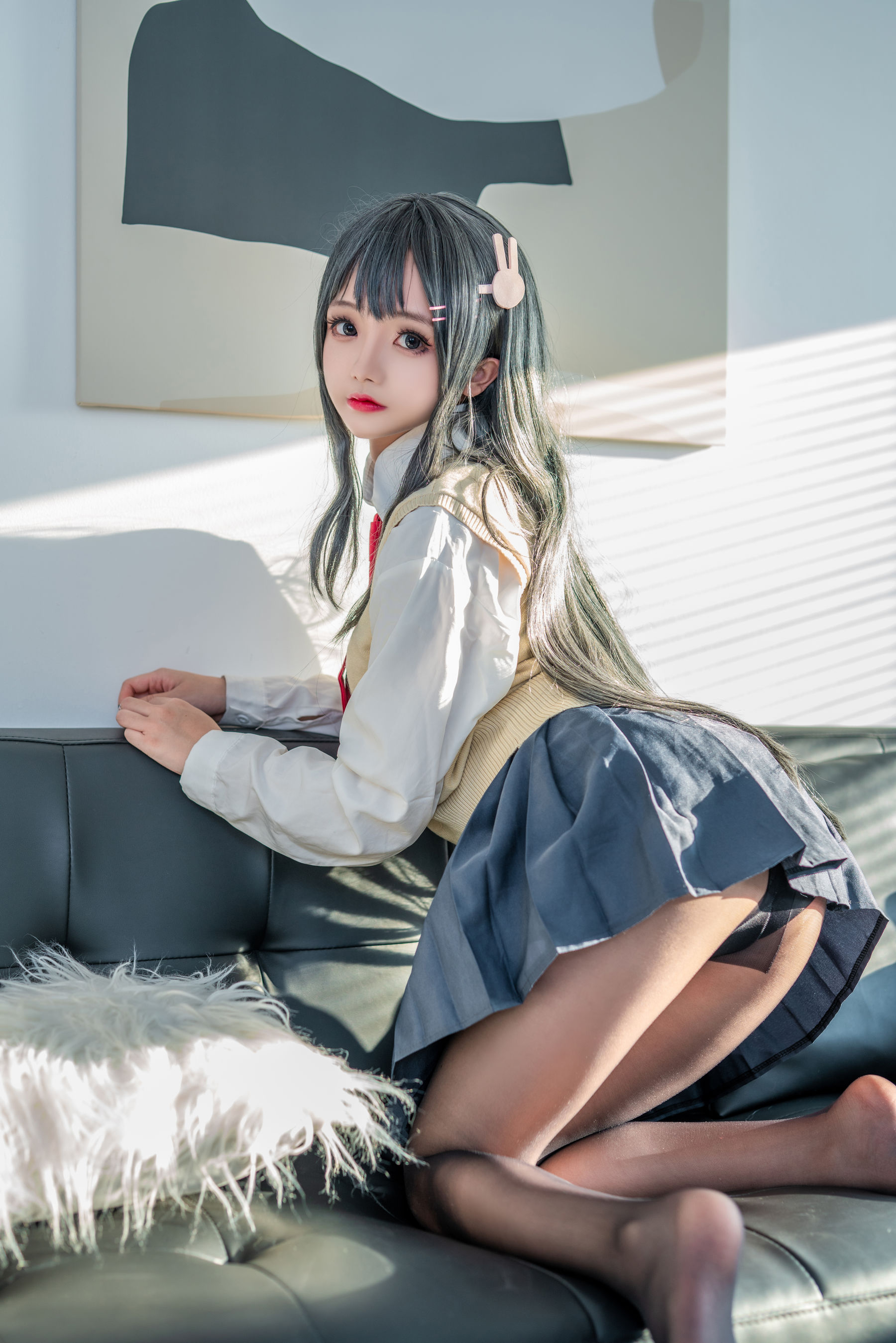 Cosplay日奈娇 - 麻衣校服-图19