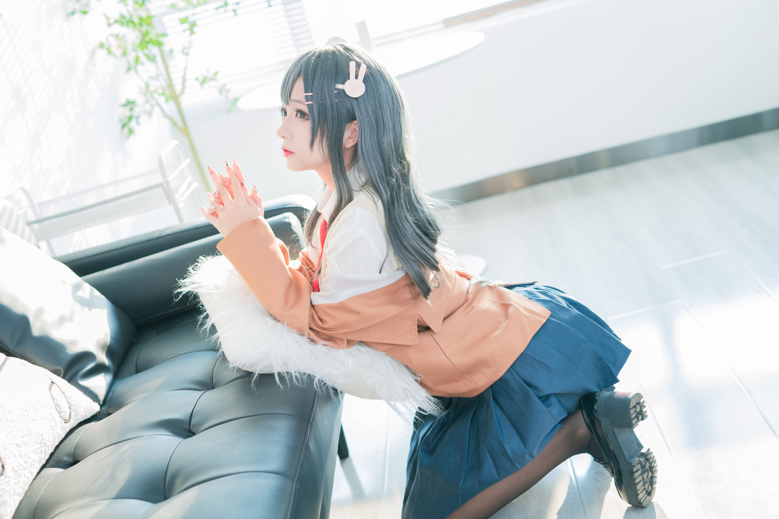 Cosplay日奈娇 - 麻衣校服-图2
