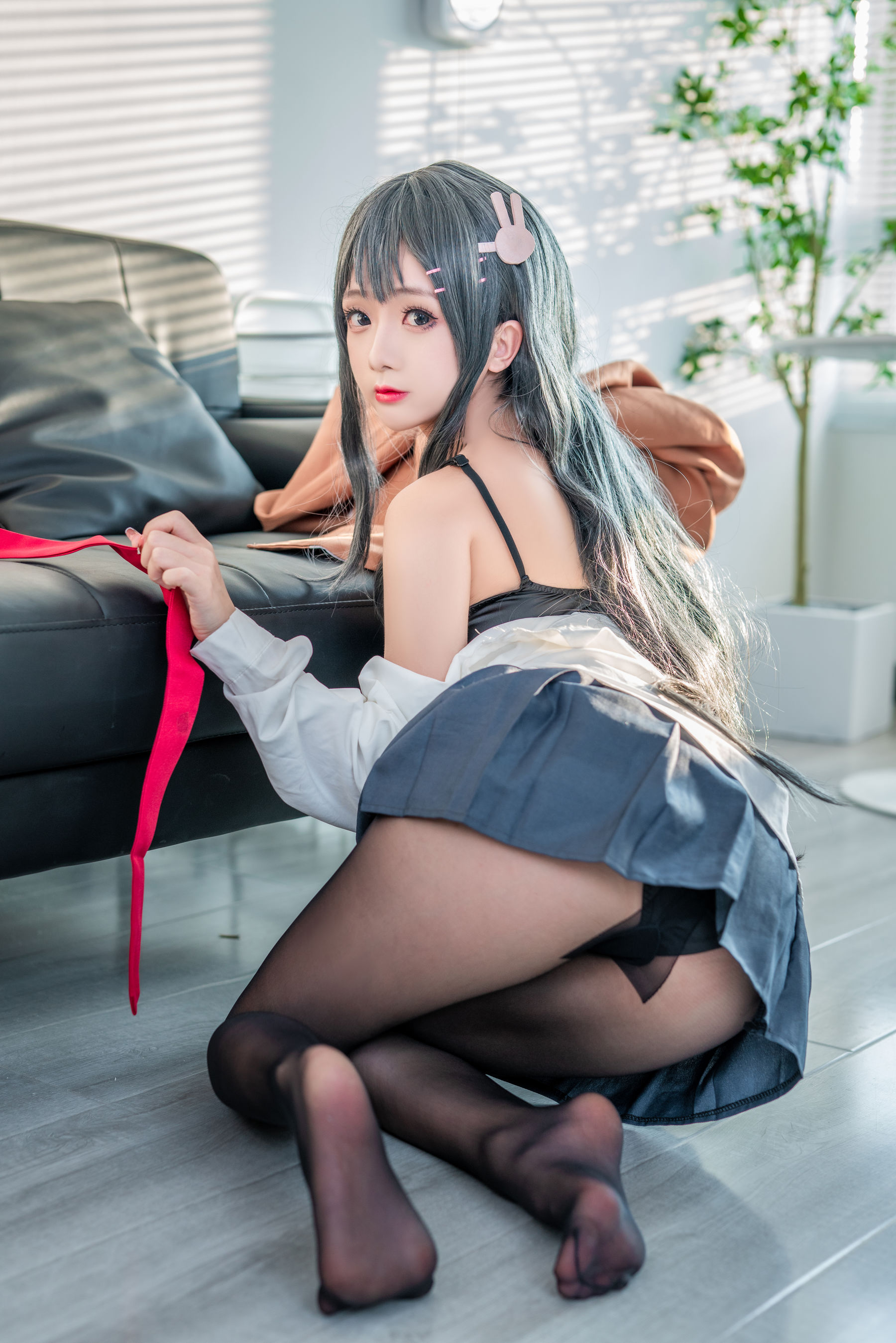 Cosplay日奈娇 - 麻衣校服-图34