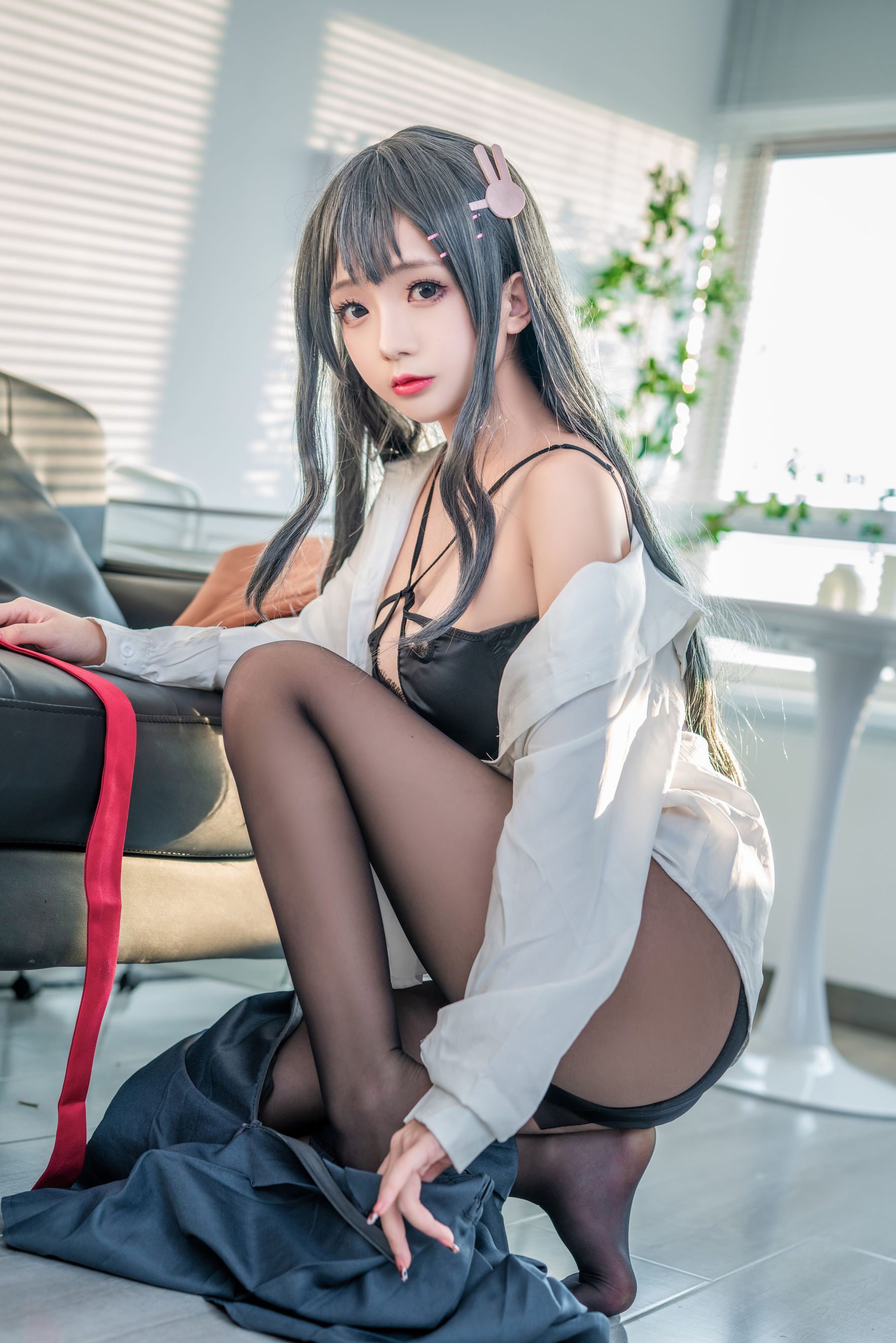 Cosplay日奈娇 - 麻衣校服-图37