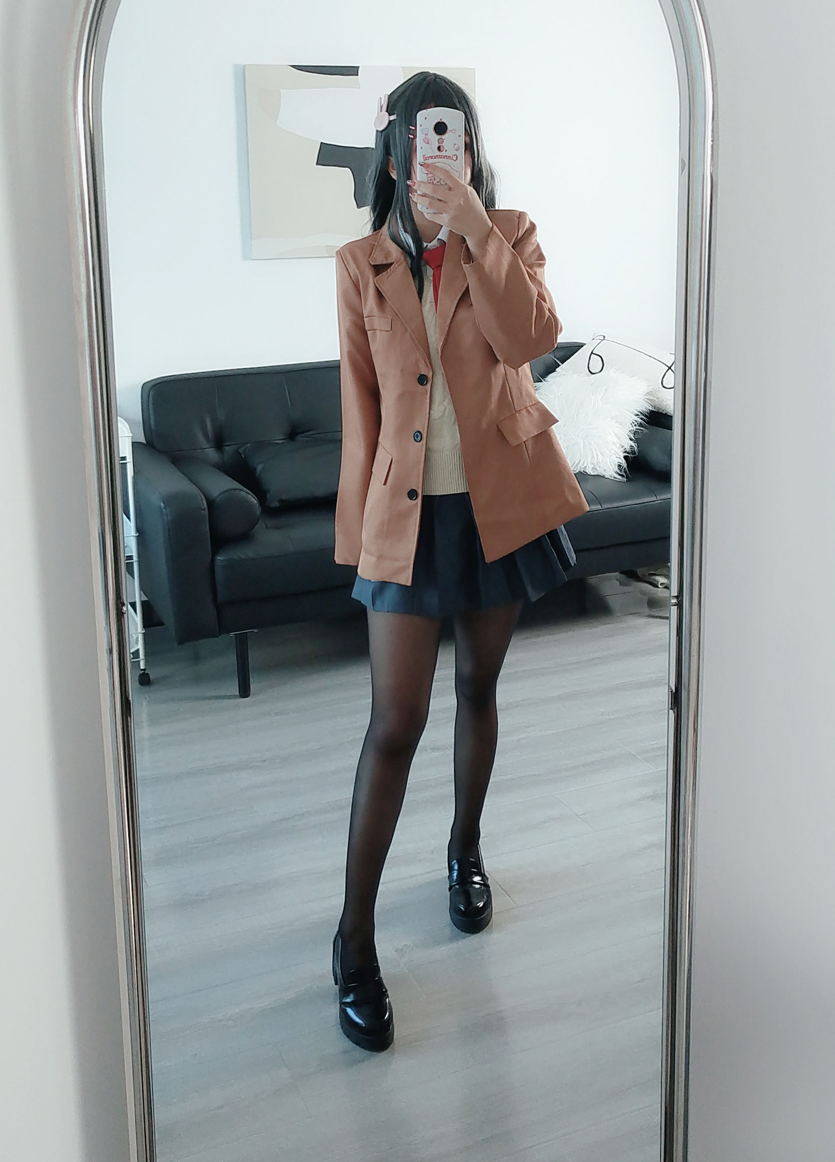Cosplay日奈娇 - 麻衣校服-图50