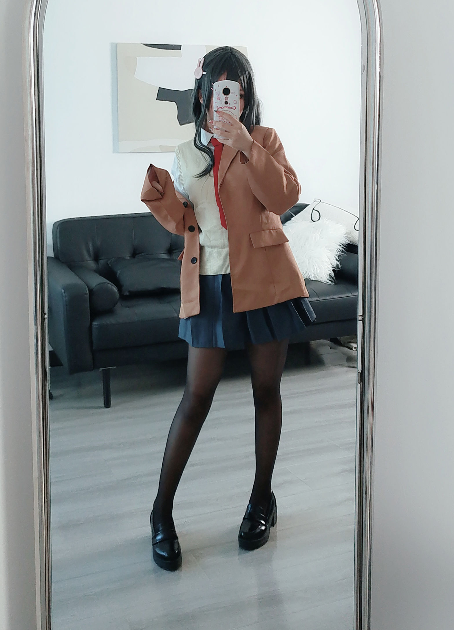 Cosplay日奈娇 - 麻衣校服-图51