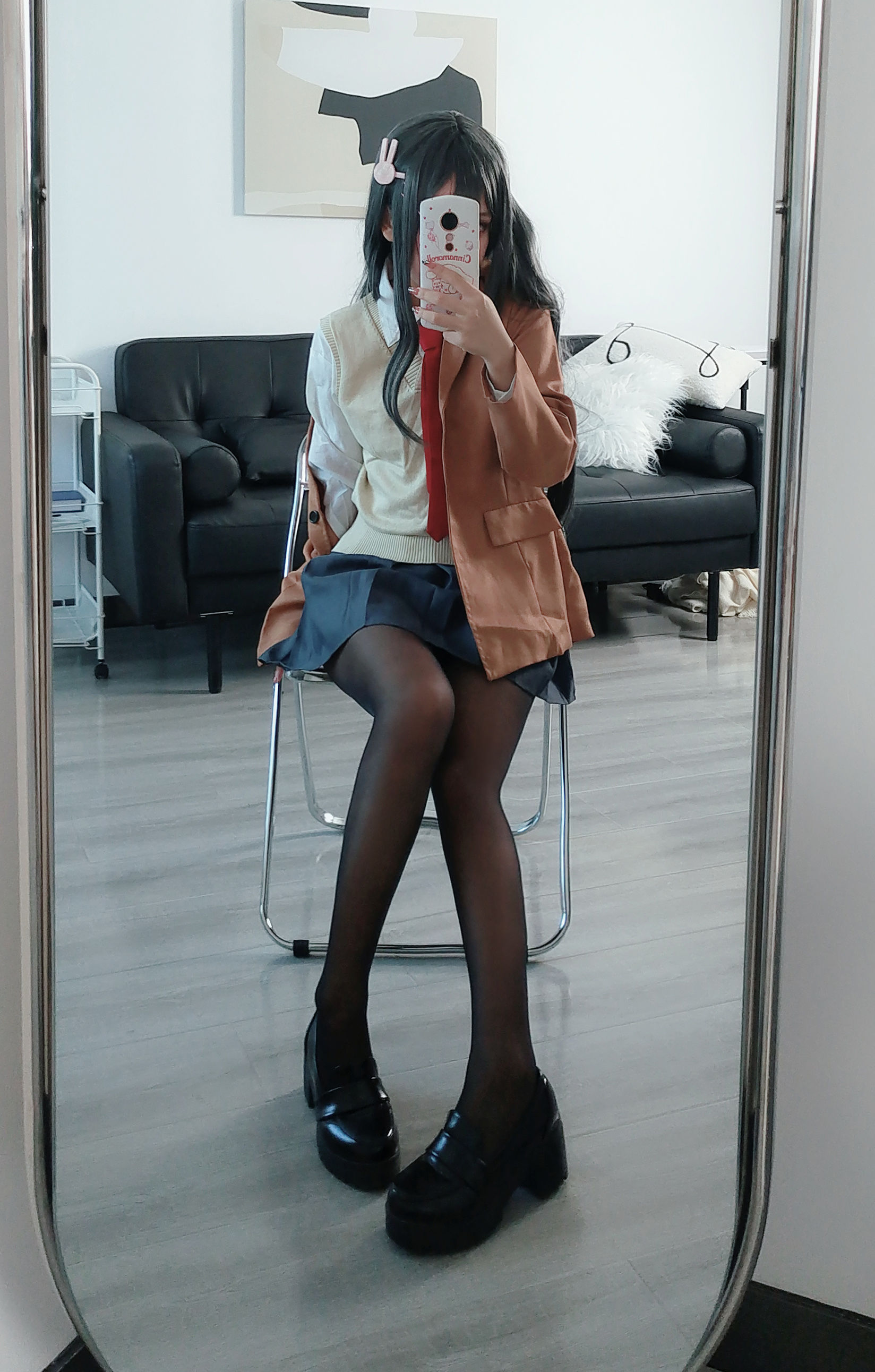 Cosplay日奈娇 - 麻衣校服-图58
