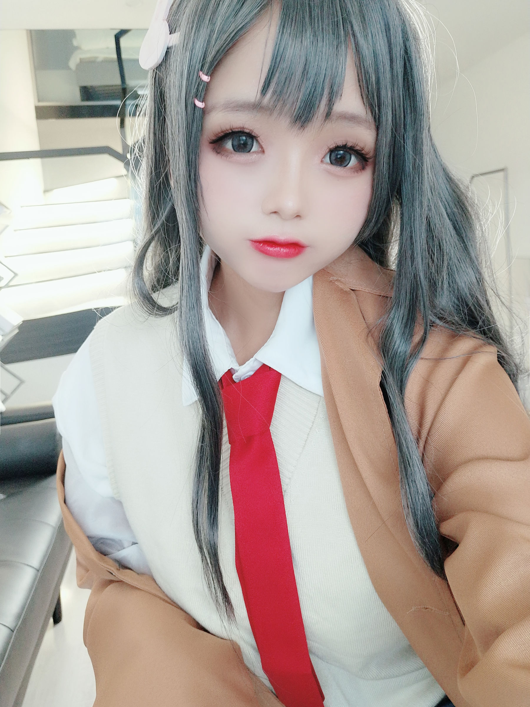 Cosplay日奈娇 - 麻衣校服-图59