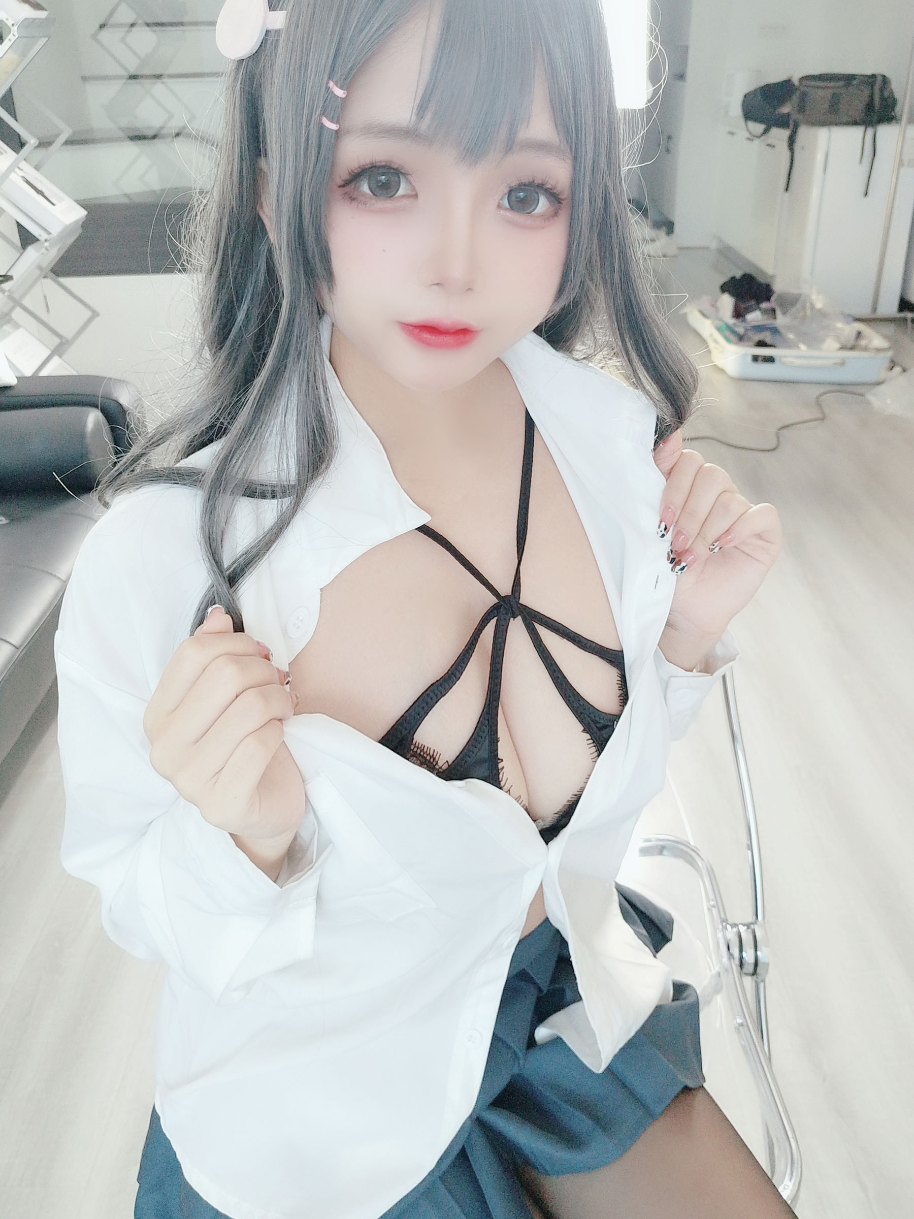 Cosplay日奈娇 - 麻衣校服-图61