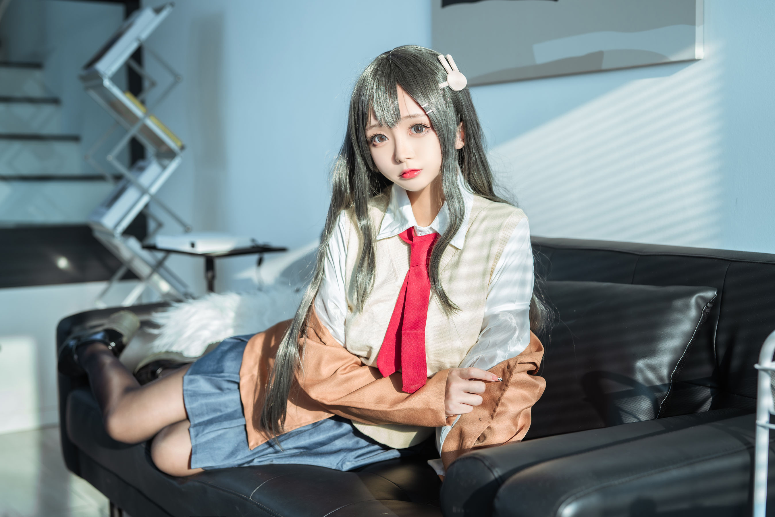 Cosplay日奈娇 - 麻衣校服-图6