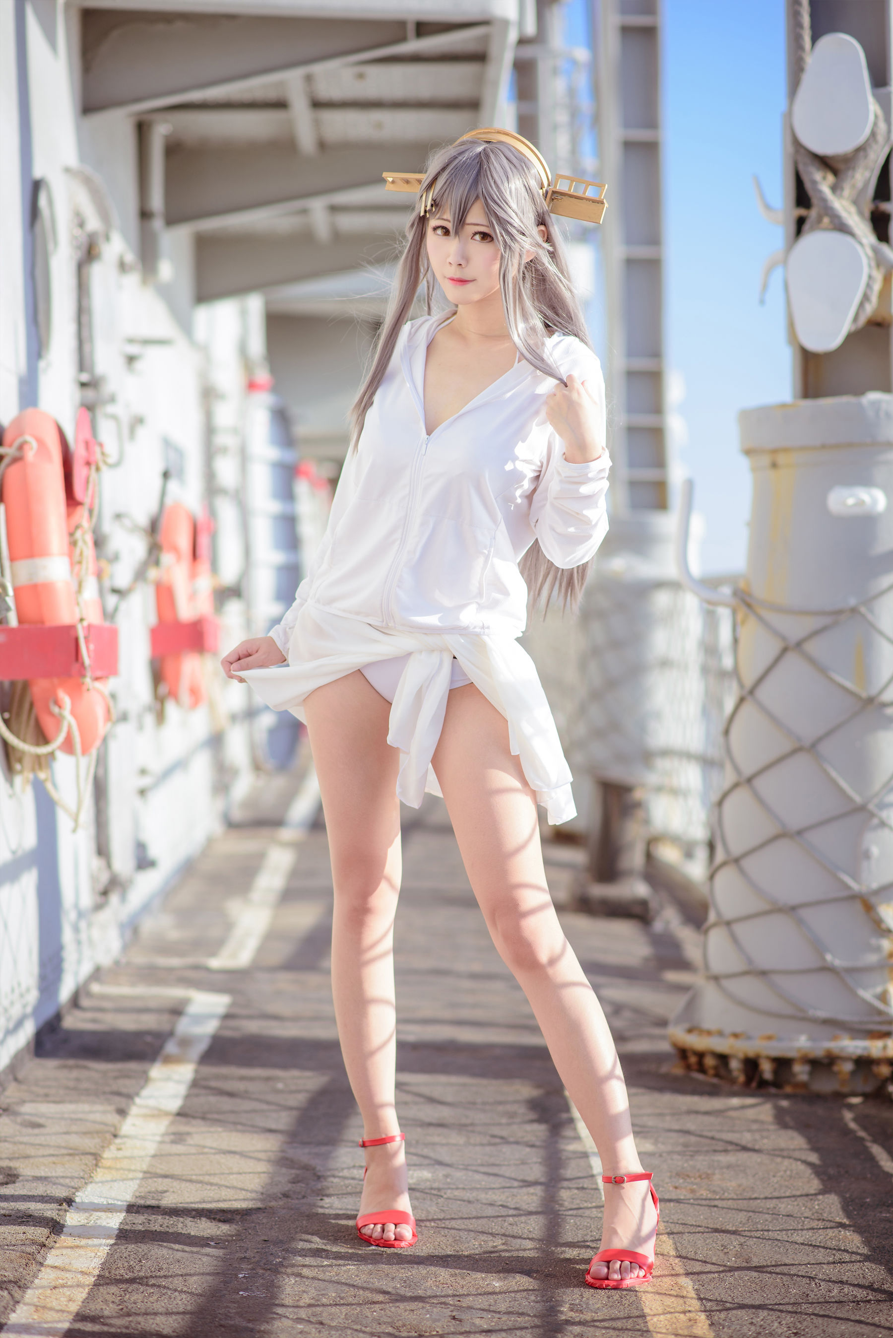COS妹子Arty亞緹 - 艦これ はるな Haruna-图14