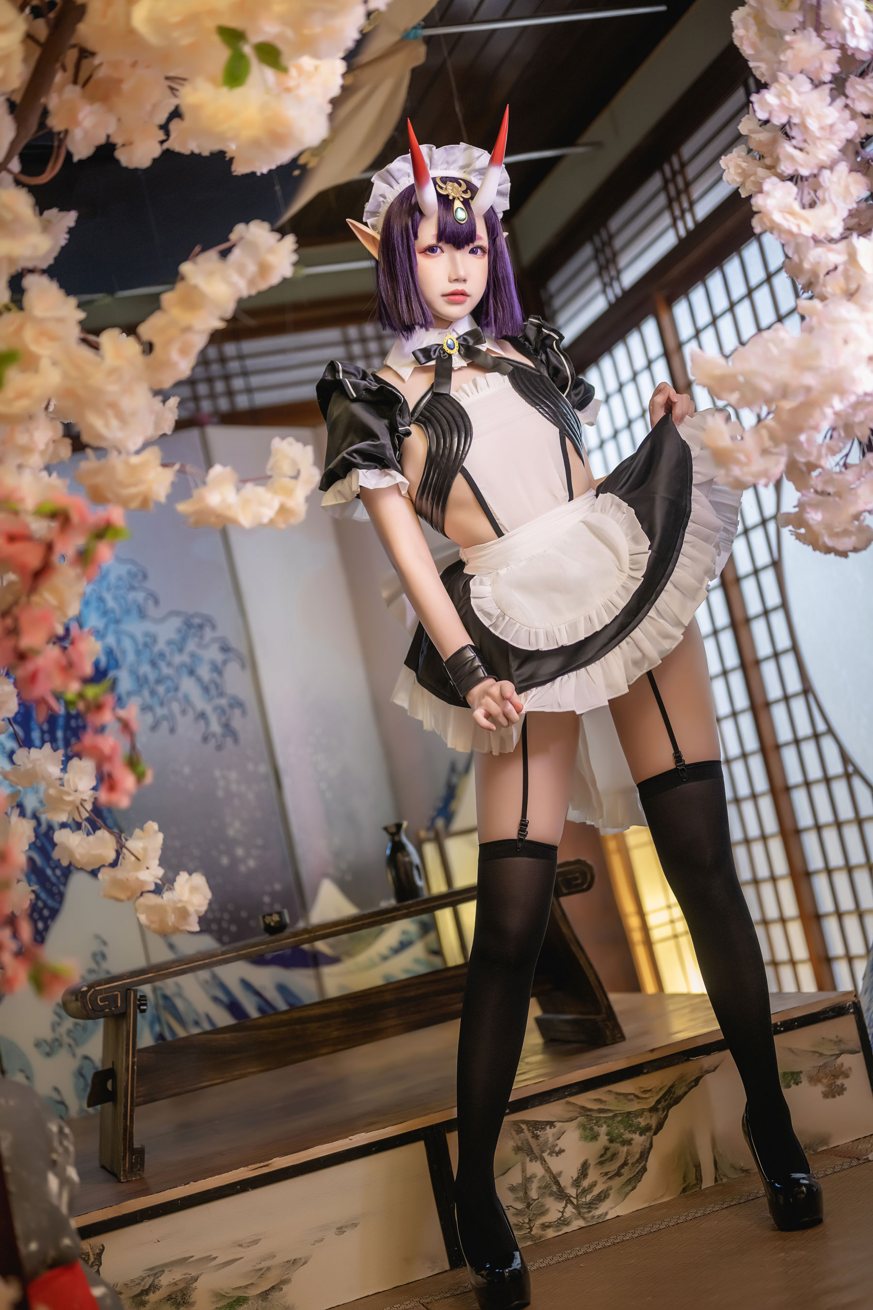 Cos小姐姐雪琪 - 酒吞童子女仆-图12