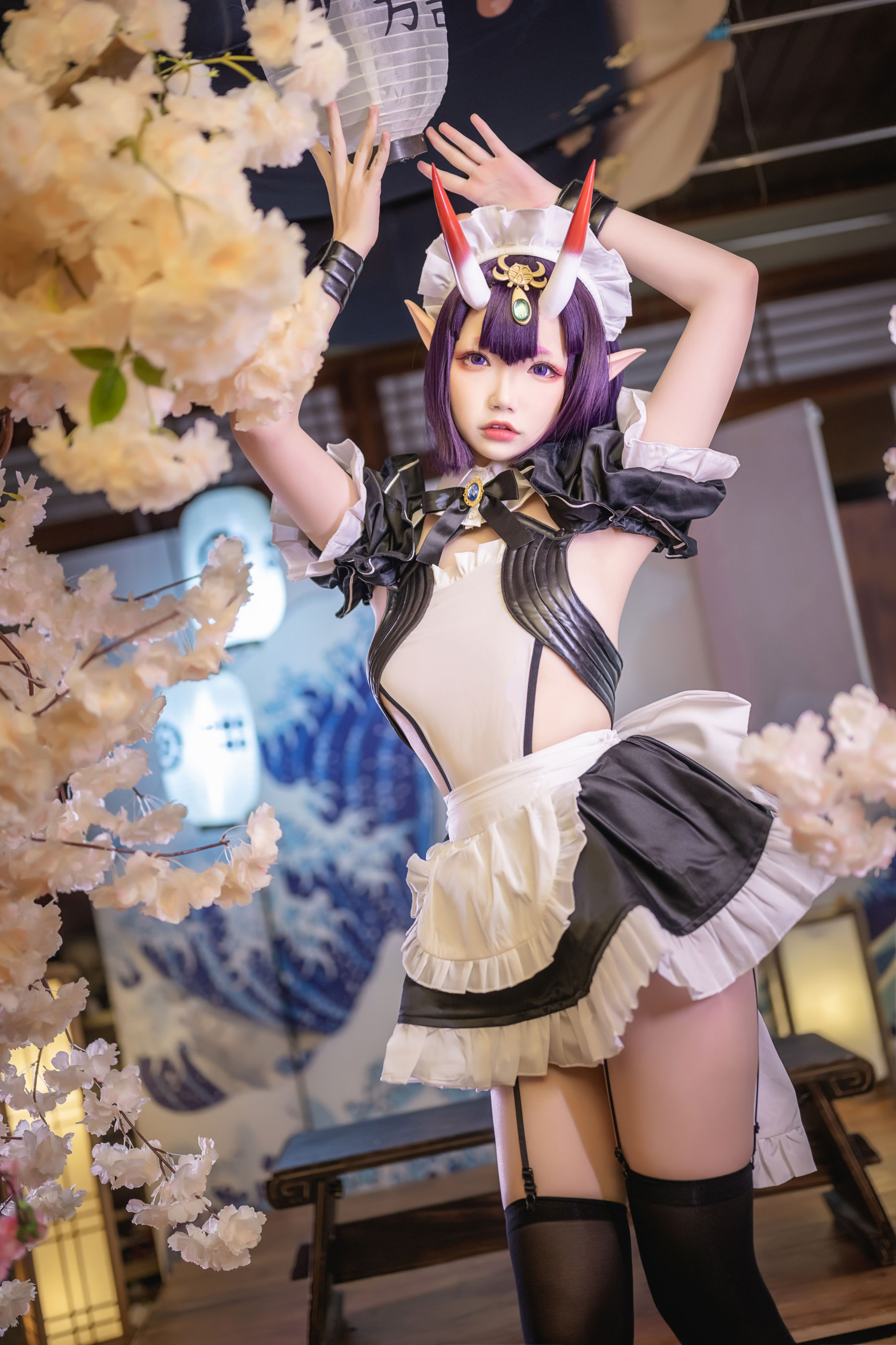 Cos小姐姐雪琪 - 酒吞童子女仆-图15