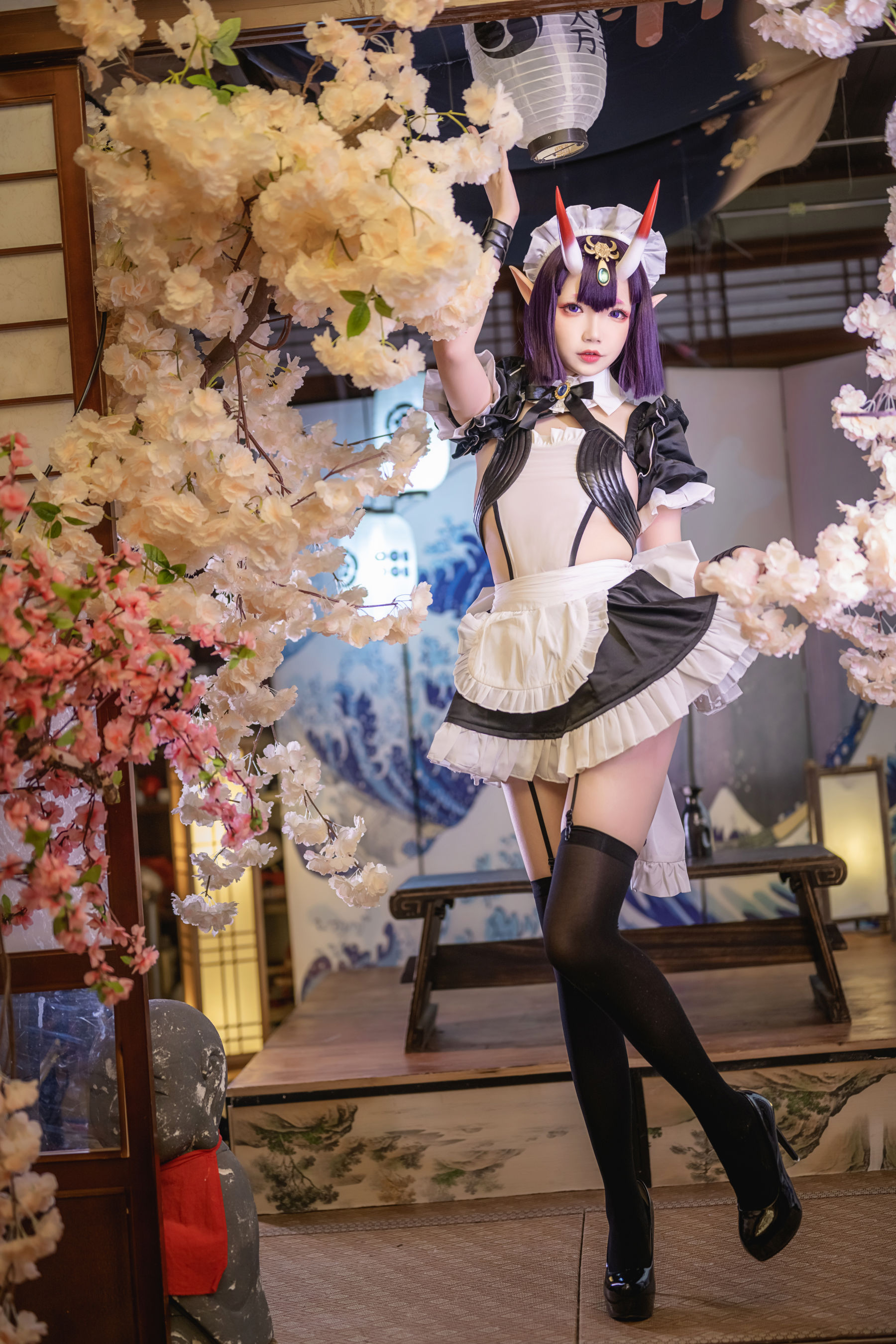 Cos小姐姐雪琪 - 酒吞童子女仆-图16