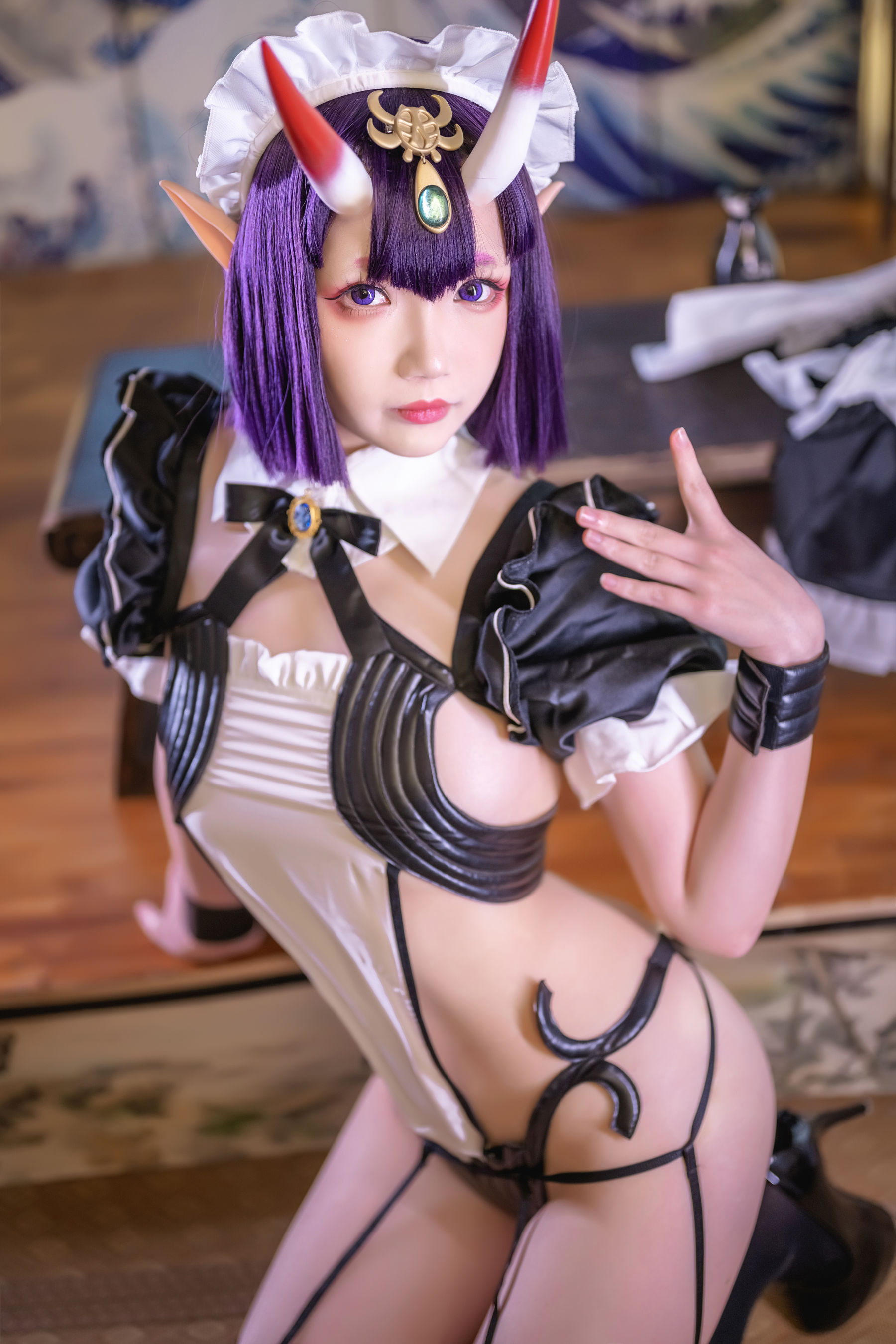 Cos小姐姐雪琪 - 酒吞童子女仆-图19