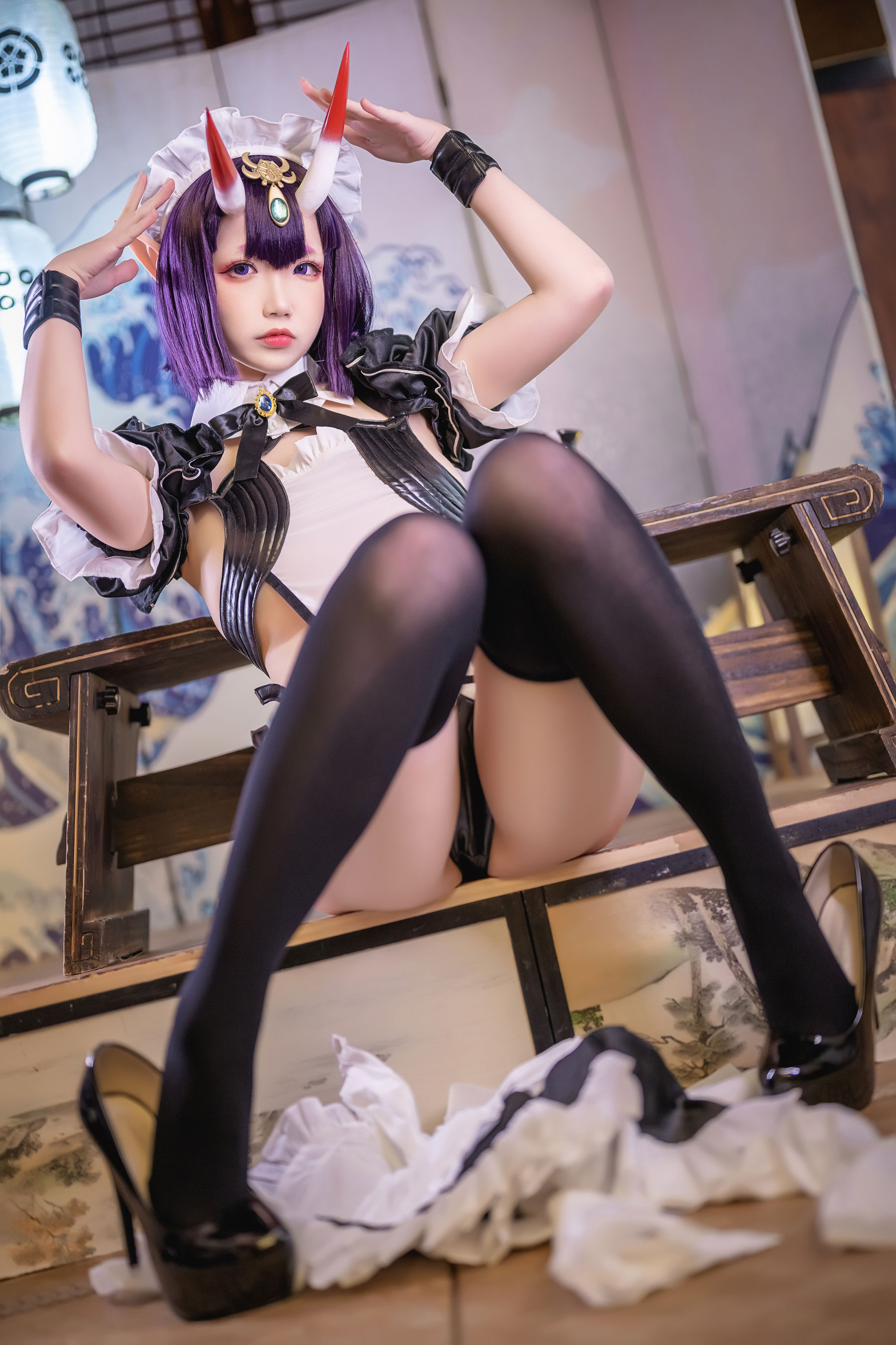 Cos小姐姐雪琪 - 酒吞童子女仆-图25
