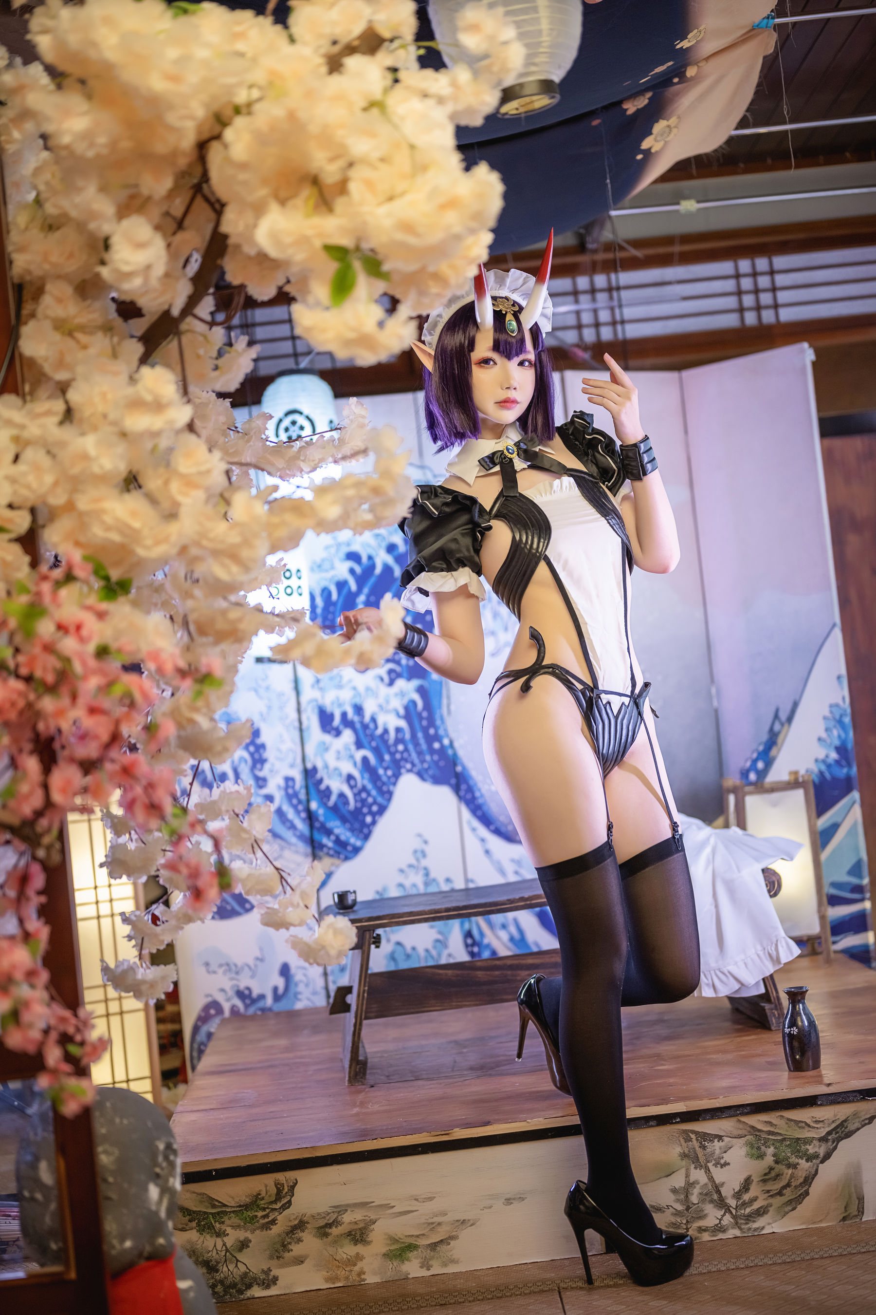 Cos小姐姐雪琪 - 酒吞童子女仆-图42