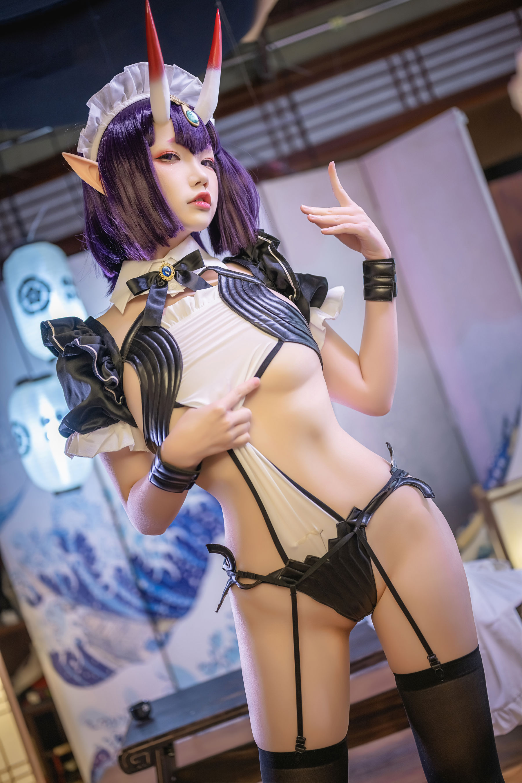 Cos小姐姐雪琪 - 酒吞童子女仆-图43