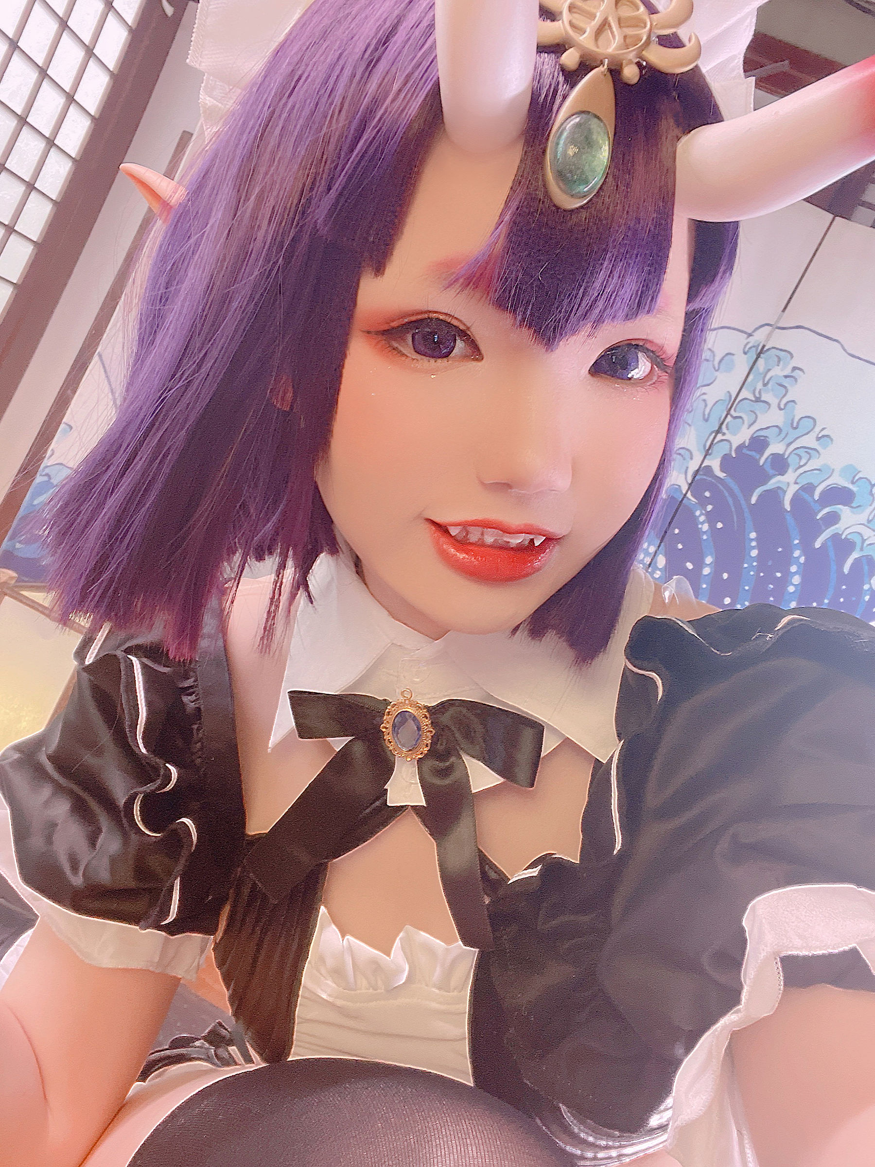 Cos小姐姐雪琪 - 酒吞童子女仆-图54