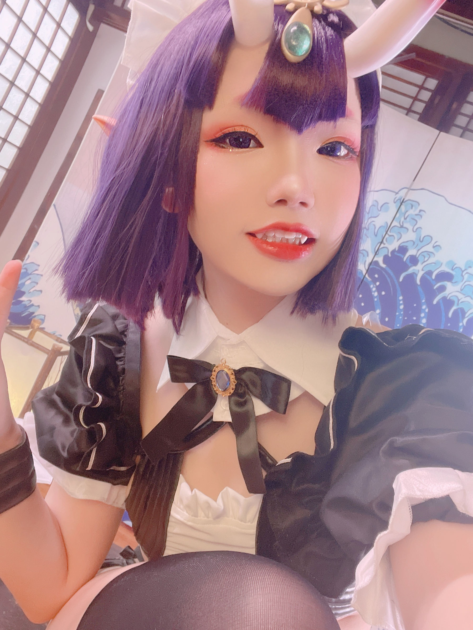 Cos小姐姐雪琪 - 酒吞童子女仆-图60