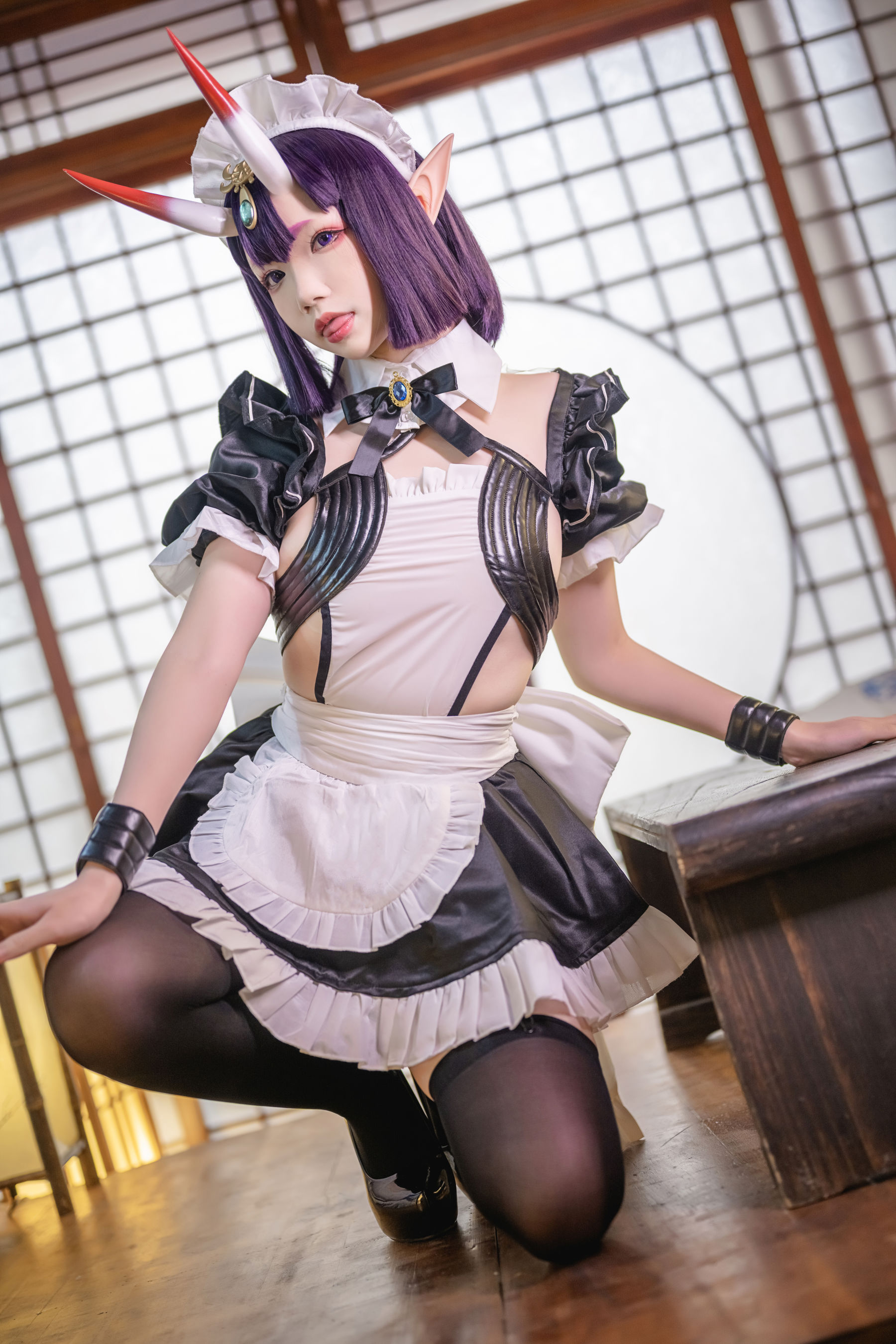 Cos小姐姐雪琪 - 酒吞童子女仆-图6