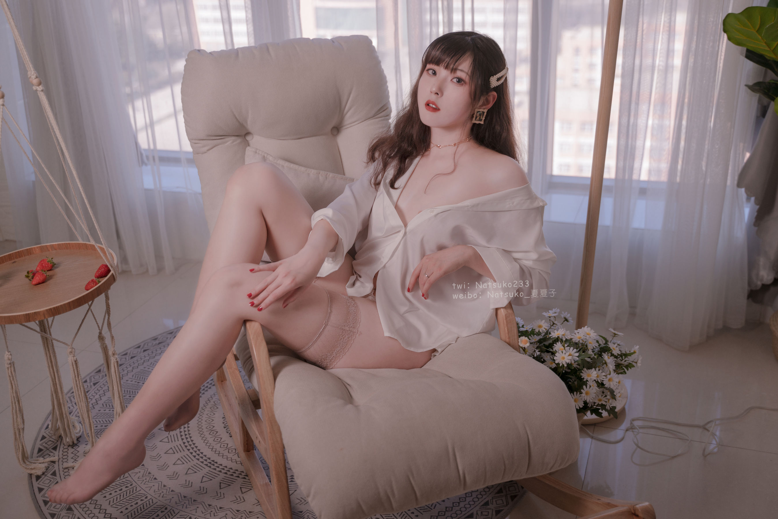 Natsuko夏夏子 - 男友衬衫-图0