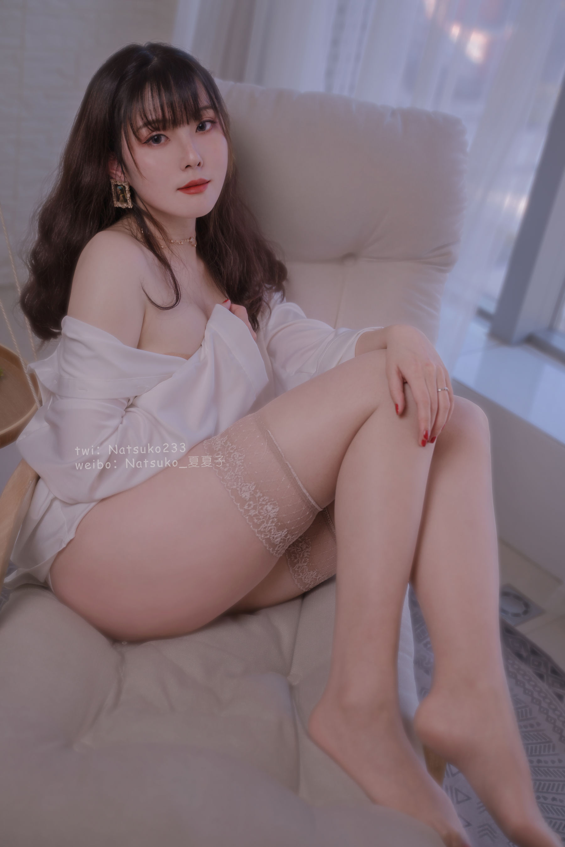 Natsuko夏夏子 - 男友衬衫-图26