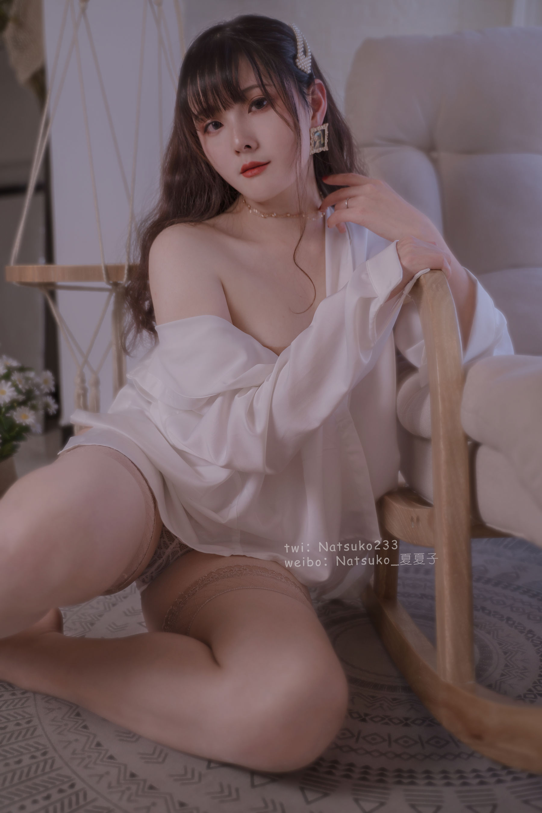 Natsuko夏夏子 - 男友衬衫-图31