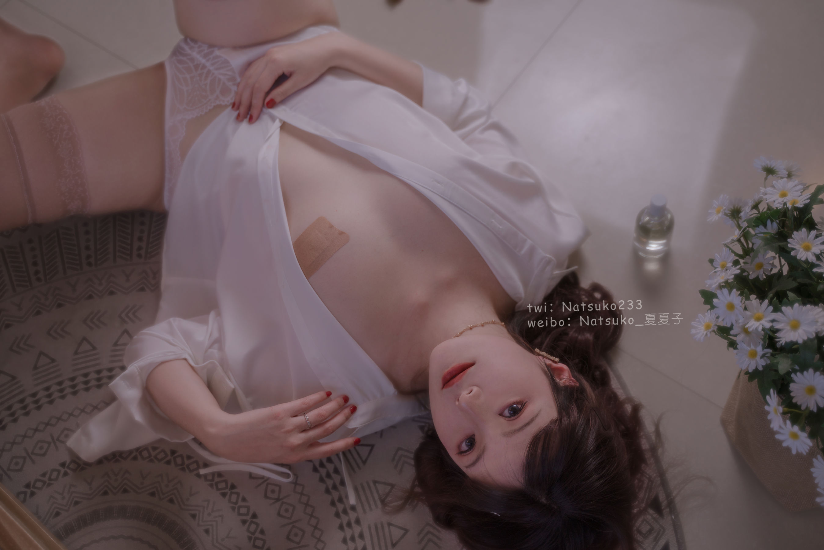 Natsuko夏夏子 - 男友衬衫-图34