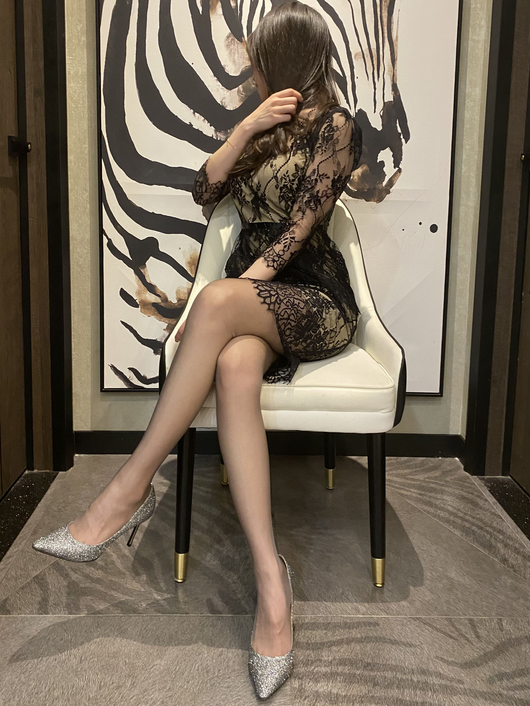 丝足博主麋鹿_Monroe 2020.02.09 蕾丝缕空-图10