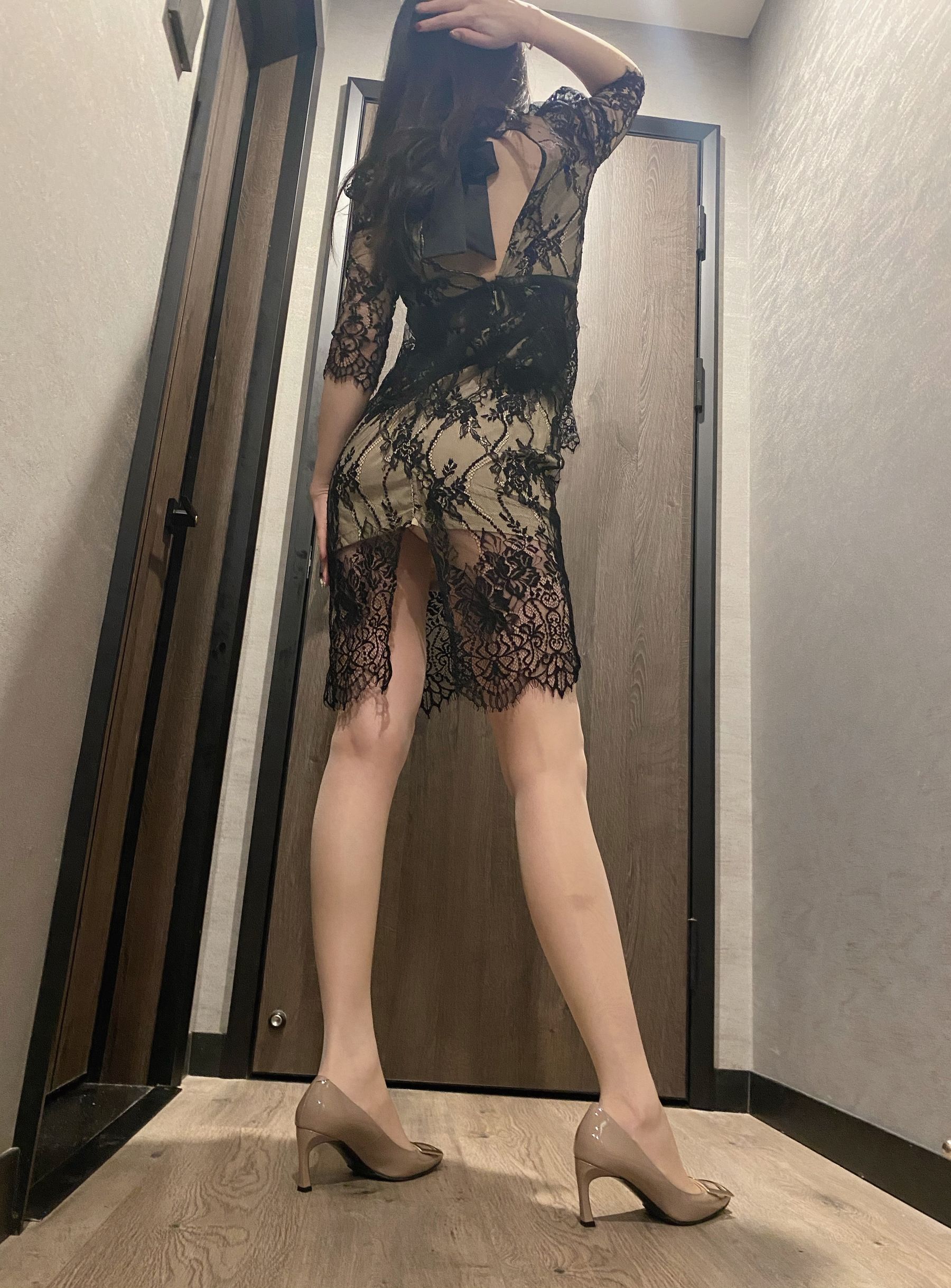丝足博主麋鹿_Monroe 2020.02.10 油光丝袜-图0