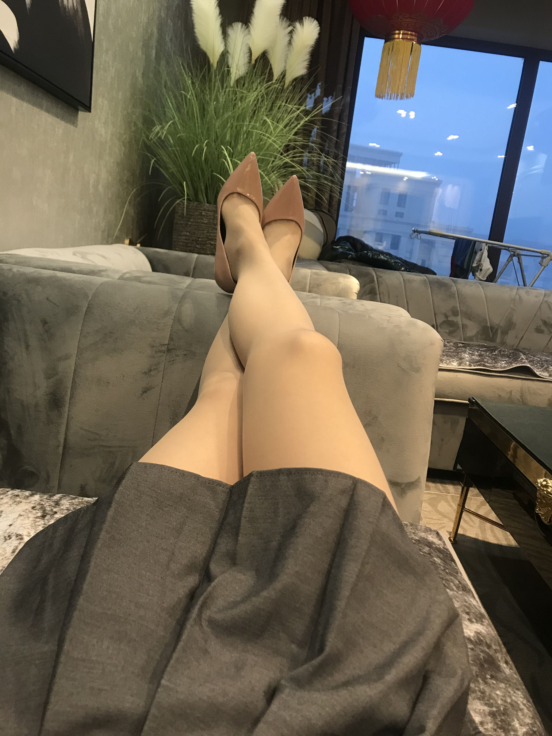 丝足博主麋鹿_Monroe 2020.03.06 居家丝秀-图0