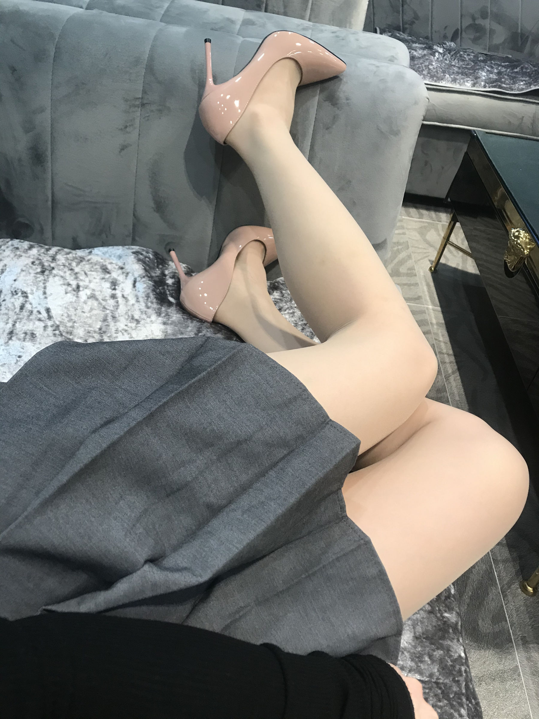 丝足博主麋鹿_Monroe 2020.03.06 居家丝秀-图1
