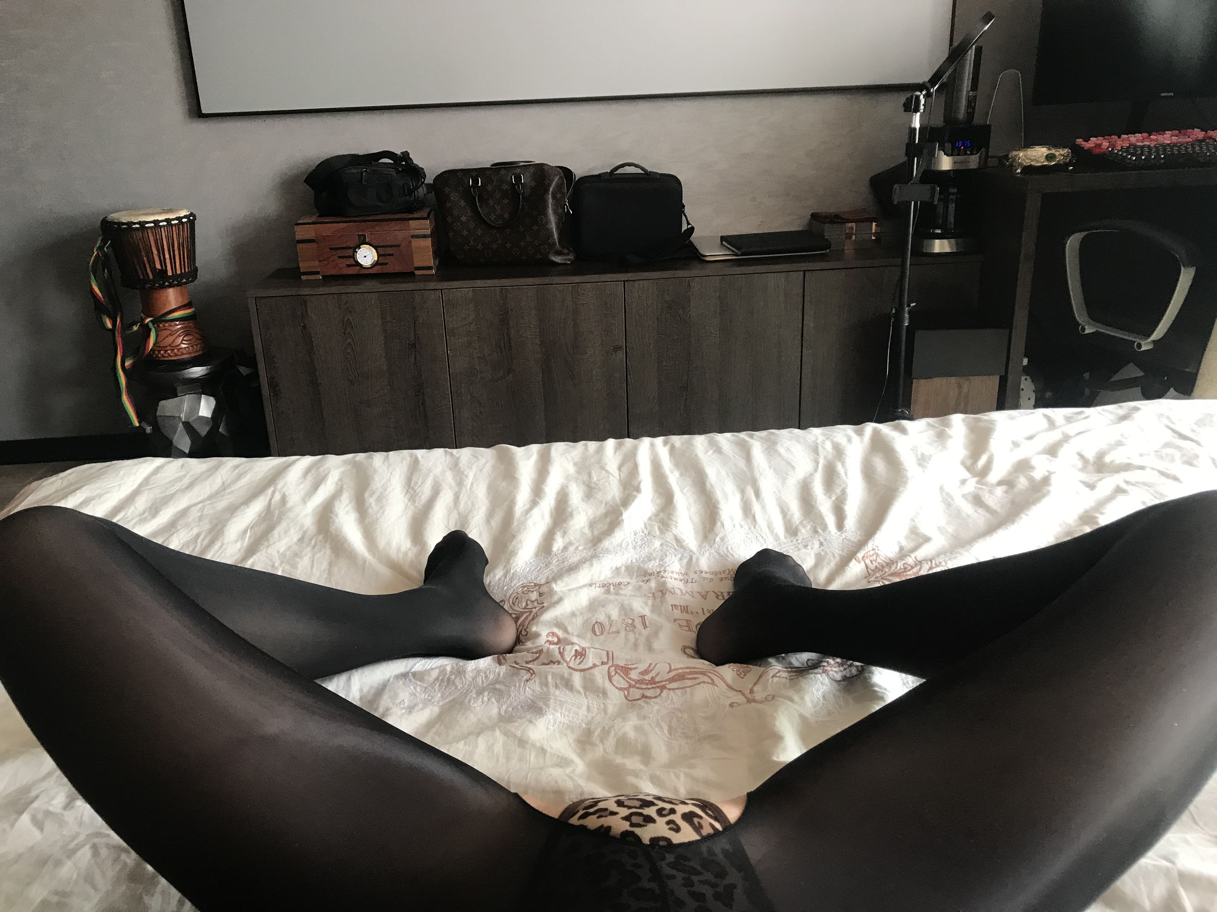 丝足博主麋鹿_Monroe 2020.03.14 豹纹内衣-图14