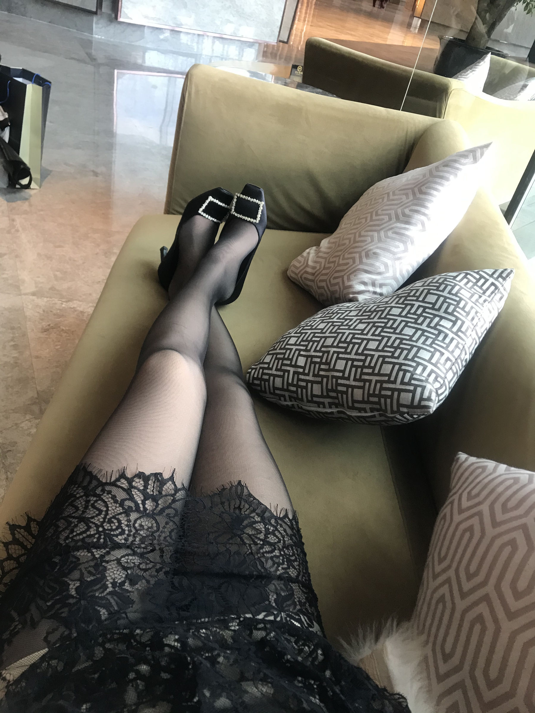 丝足博主麋鹿_Monroe 2020.03.14 豹纹内衣-图1