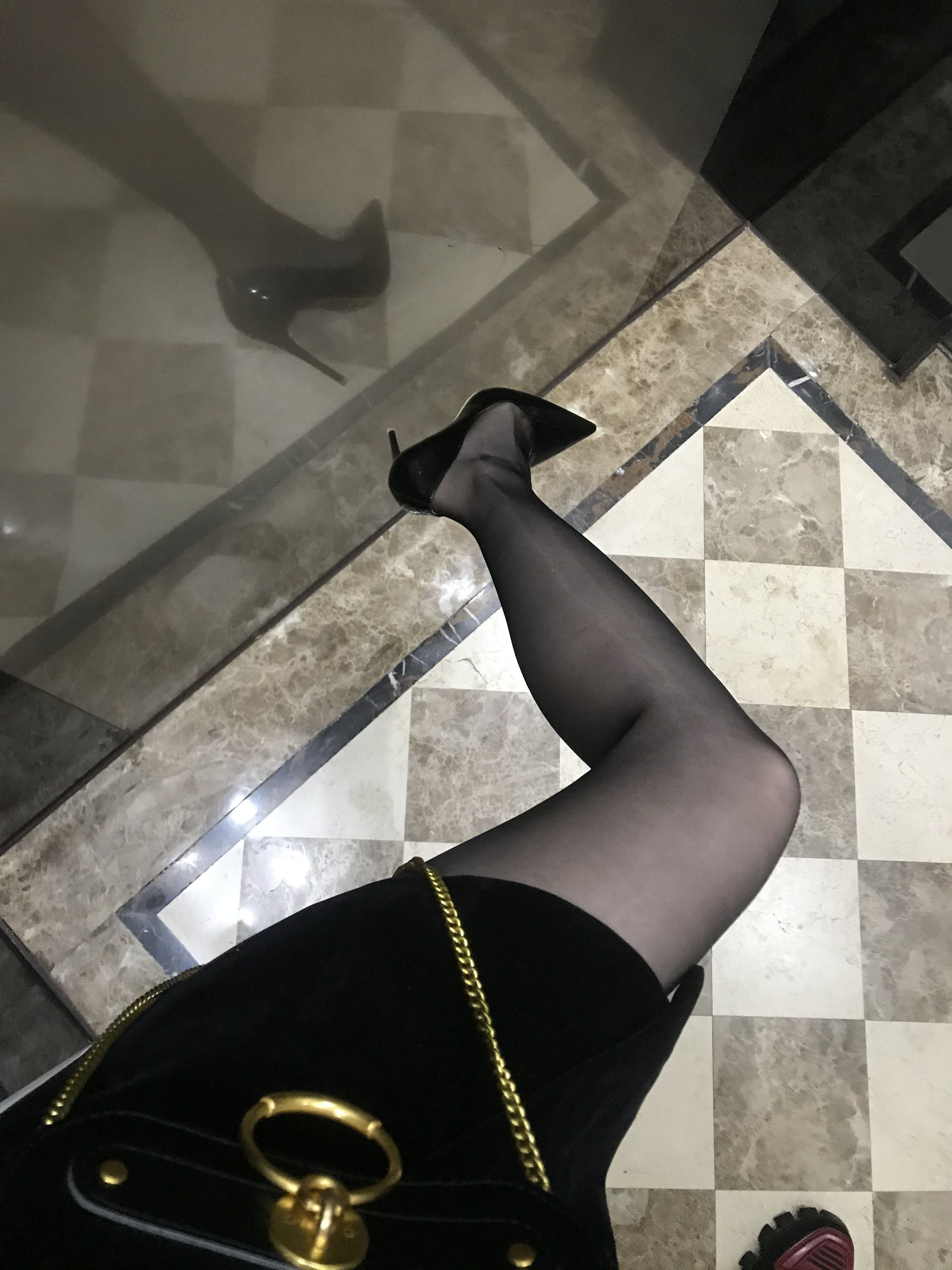 丝足博主麋鹿_Monroe 2020.03.15 会所黑丝-图10