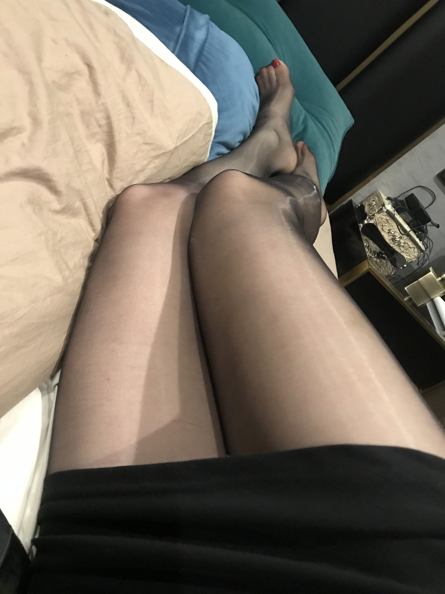 丝足博主麋鹿_Monroe 2020.03.15 会所黑丝-图17