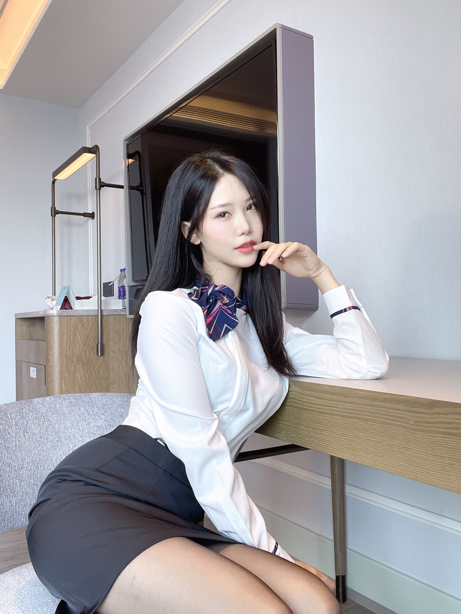 抖娘-利世图集 - 绳缚空姐-图5