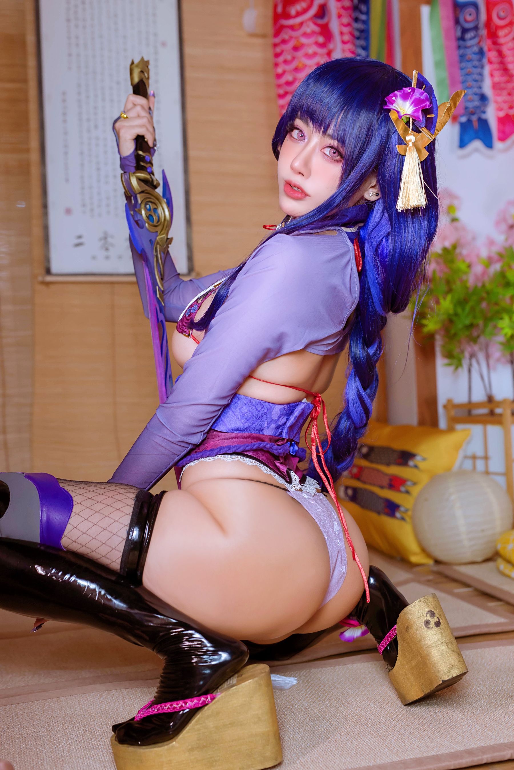 日本性感萝莉Byoru - Raiden Shogun-图21