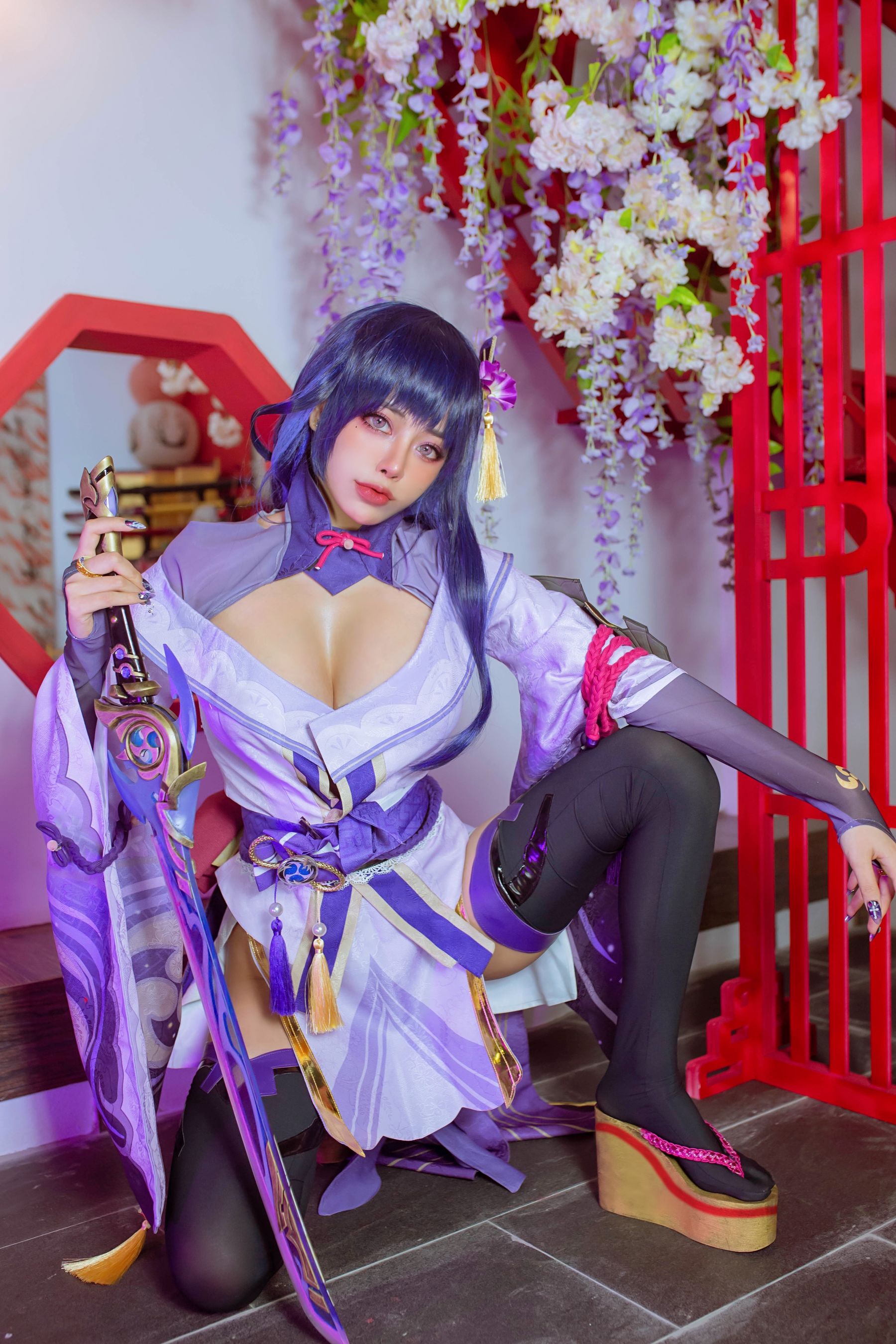 日本性感萝莉Byoru - Raiden Shogun-图24