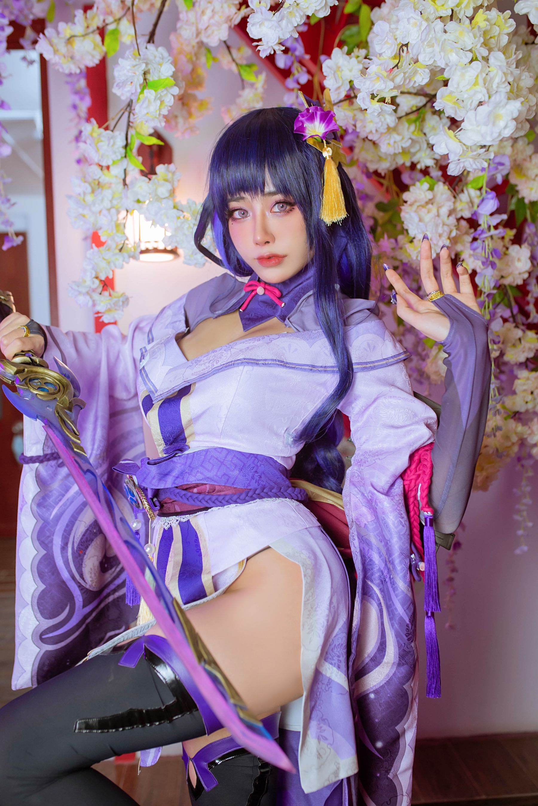 日本性感萝莉Byoru - Raiden Shogun-图26