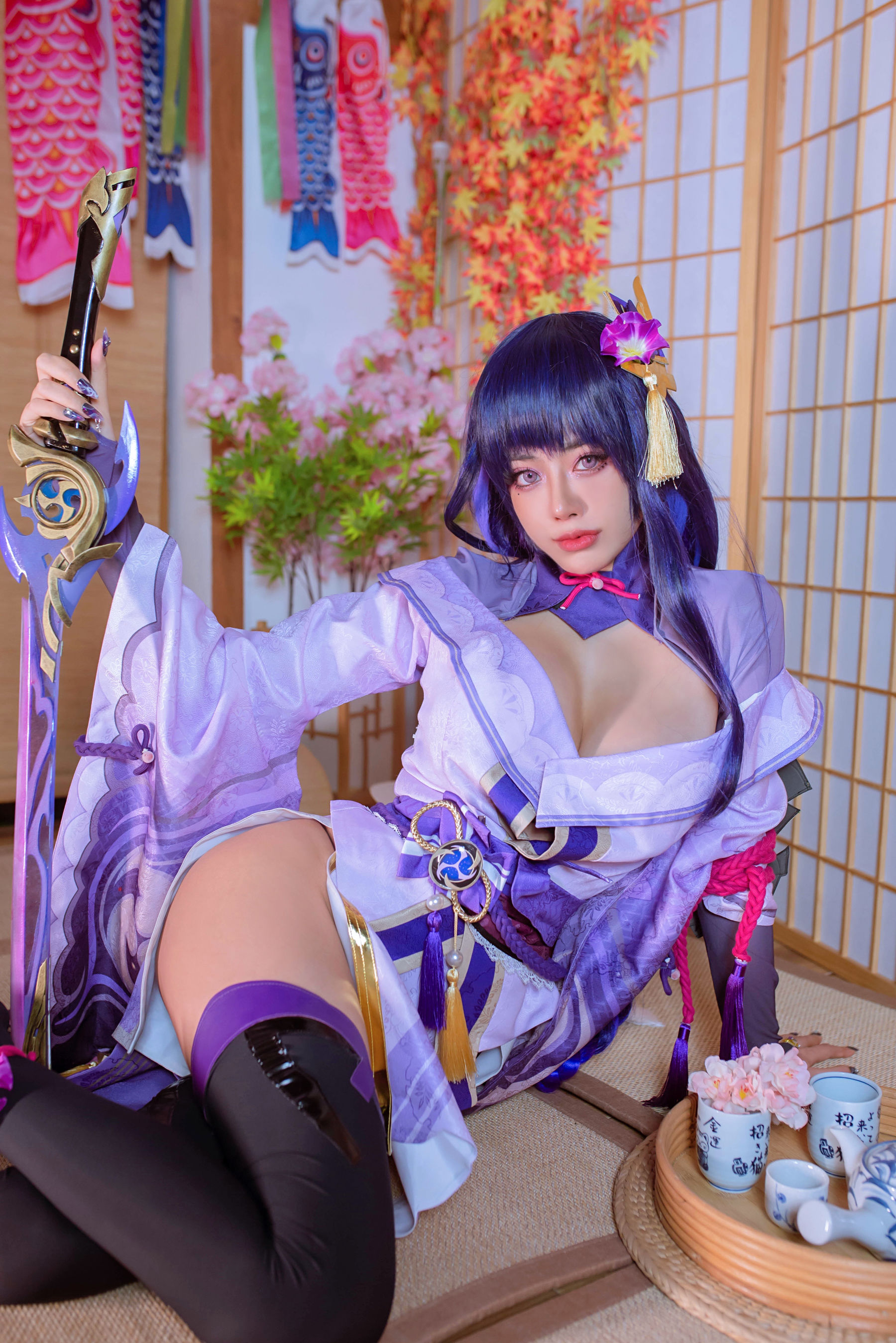 日本性感萝莉Byoru - Raiden Shogun-图31