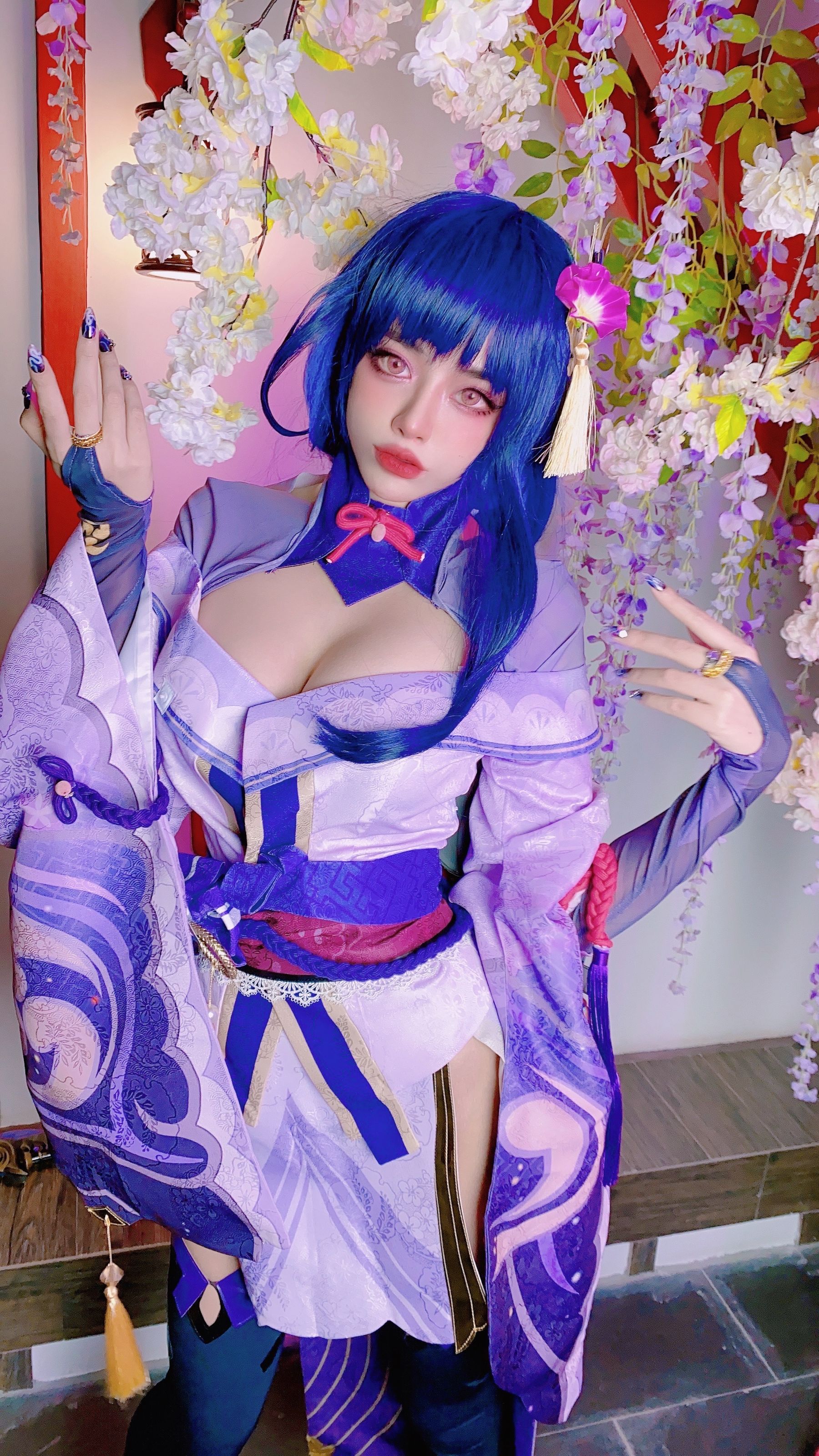 日本性感萝莉Byoru - Raiden Shogun-图35