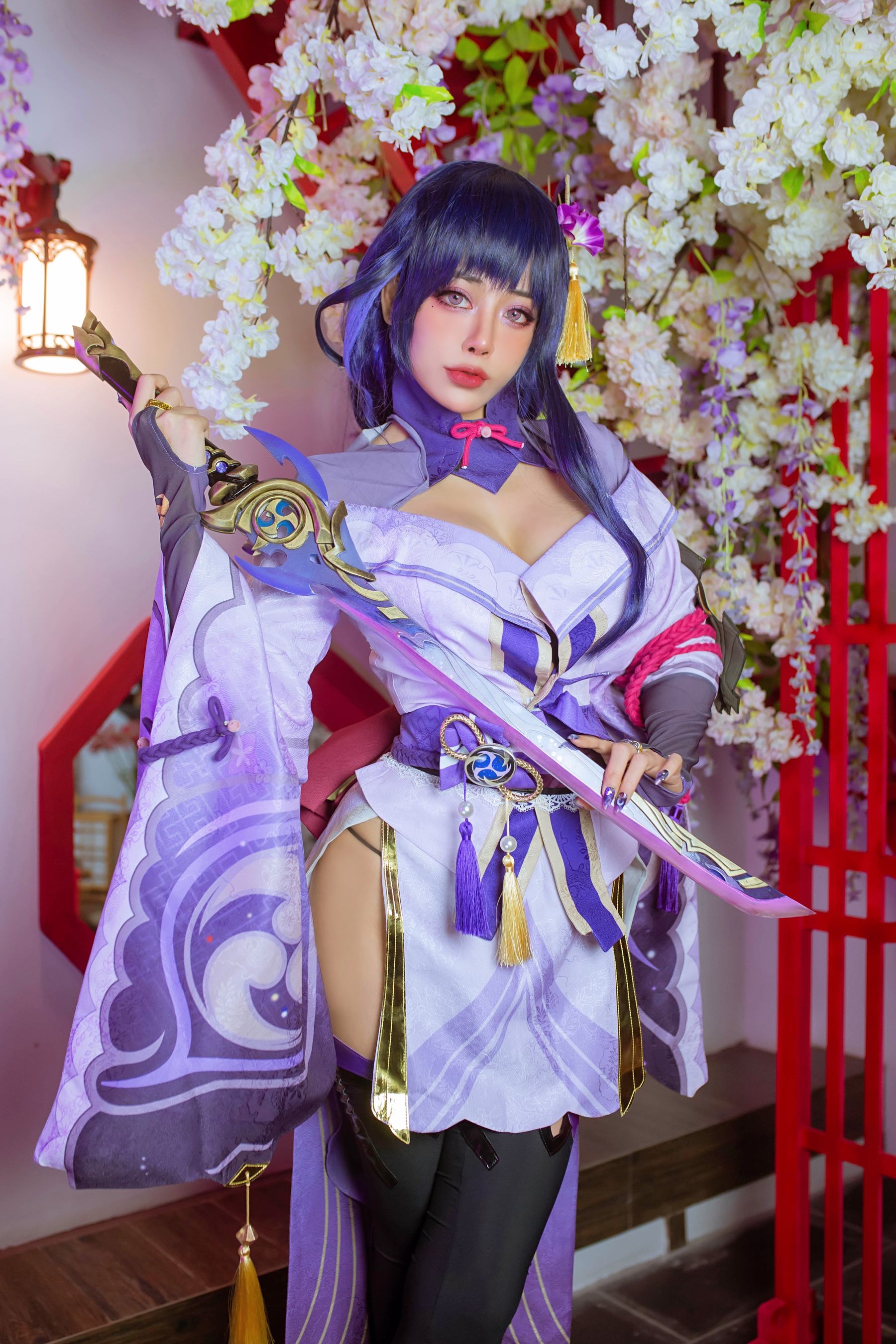 日本性感萝莉Byoru - Raiden Shogun-图39