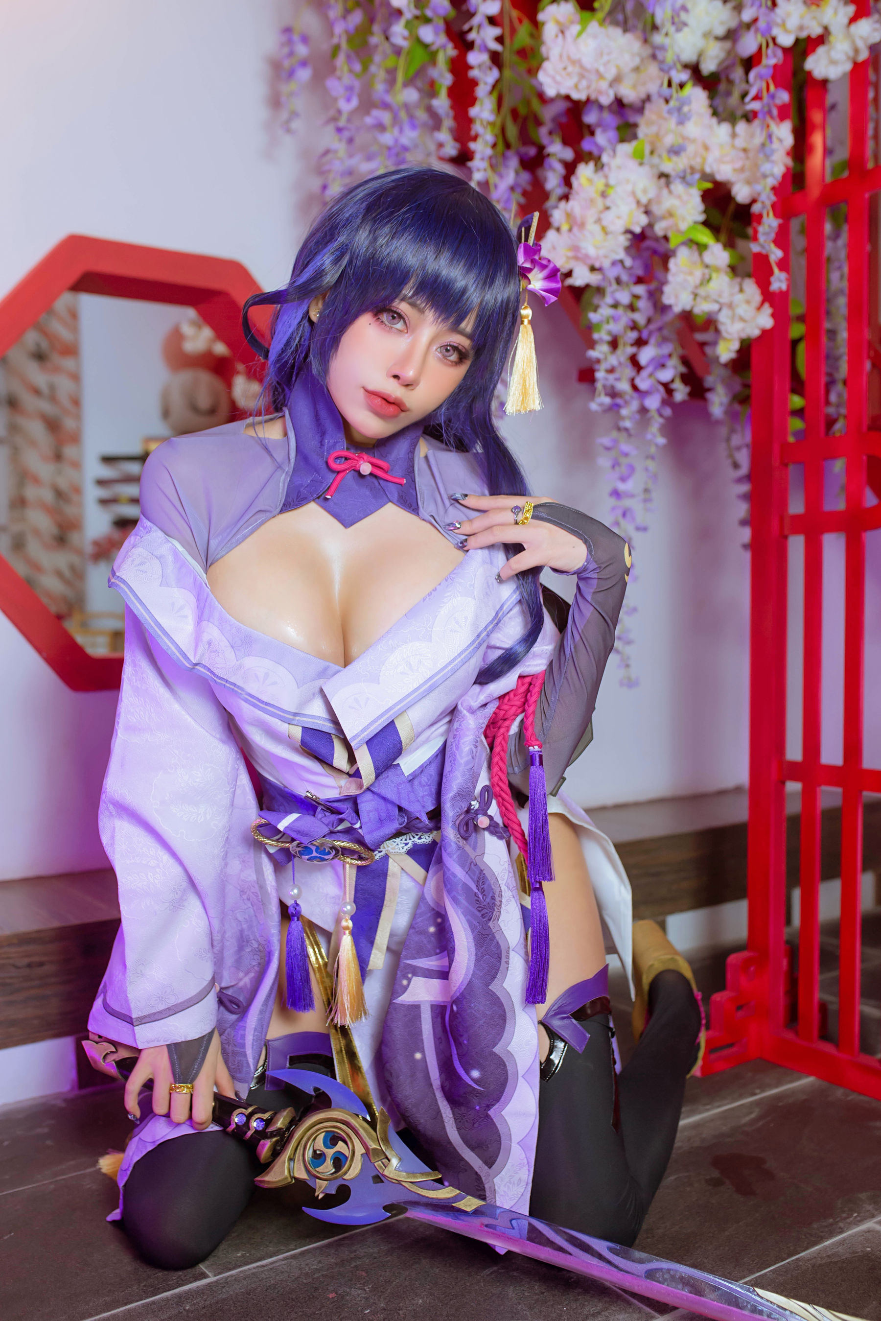 日本性感萝莉Byoru - Raiden Shogun-图41
